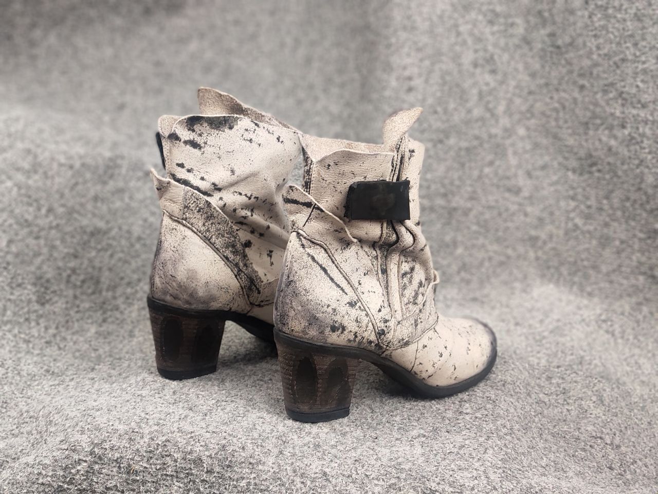 If Six Was Nine Vintage Papucei leather Ankle boots aged Ann MA+ guidi style Size US 10 / IT 40 - 9 Thumbnail