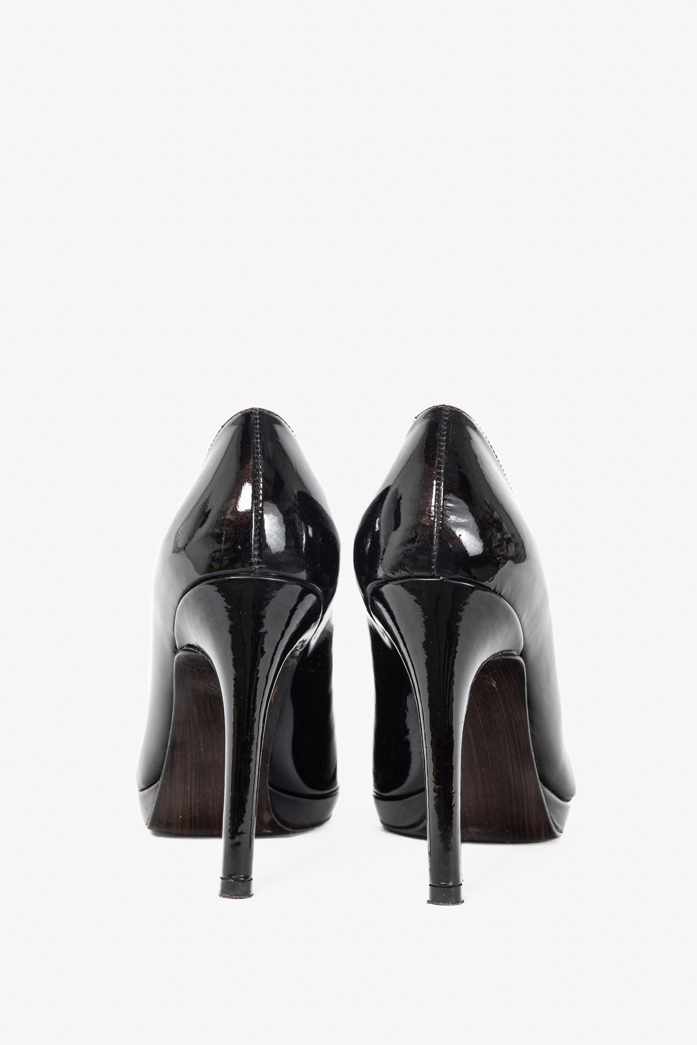 Stuart Weitzman Stuart by Stuart Weitzman Patent Leather Platform Pumps Size US 6.5 / IT 36.5 - 3 Thumbnail