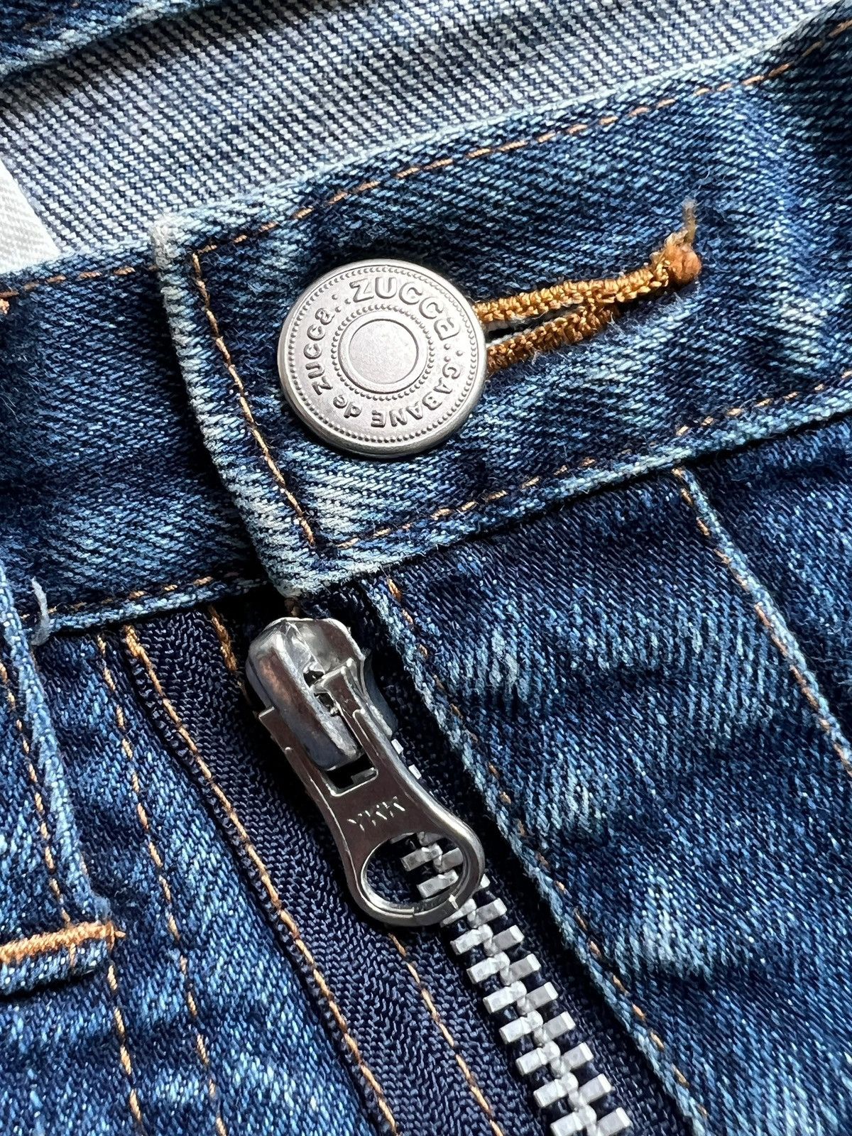 CABANE de ZUCCa 1990s Cabane de Zucca Crotch Zipper Ankle Denim Size US 33 - 9 Thumbnail