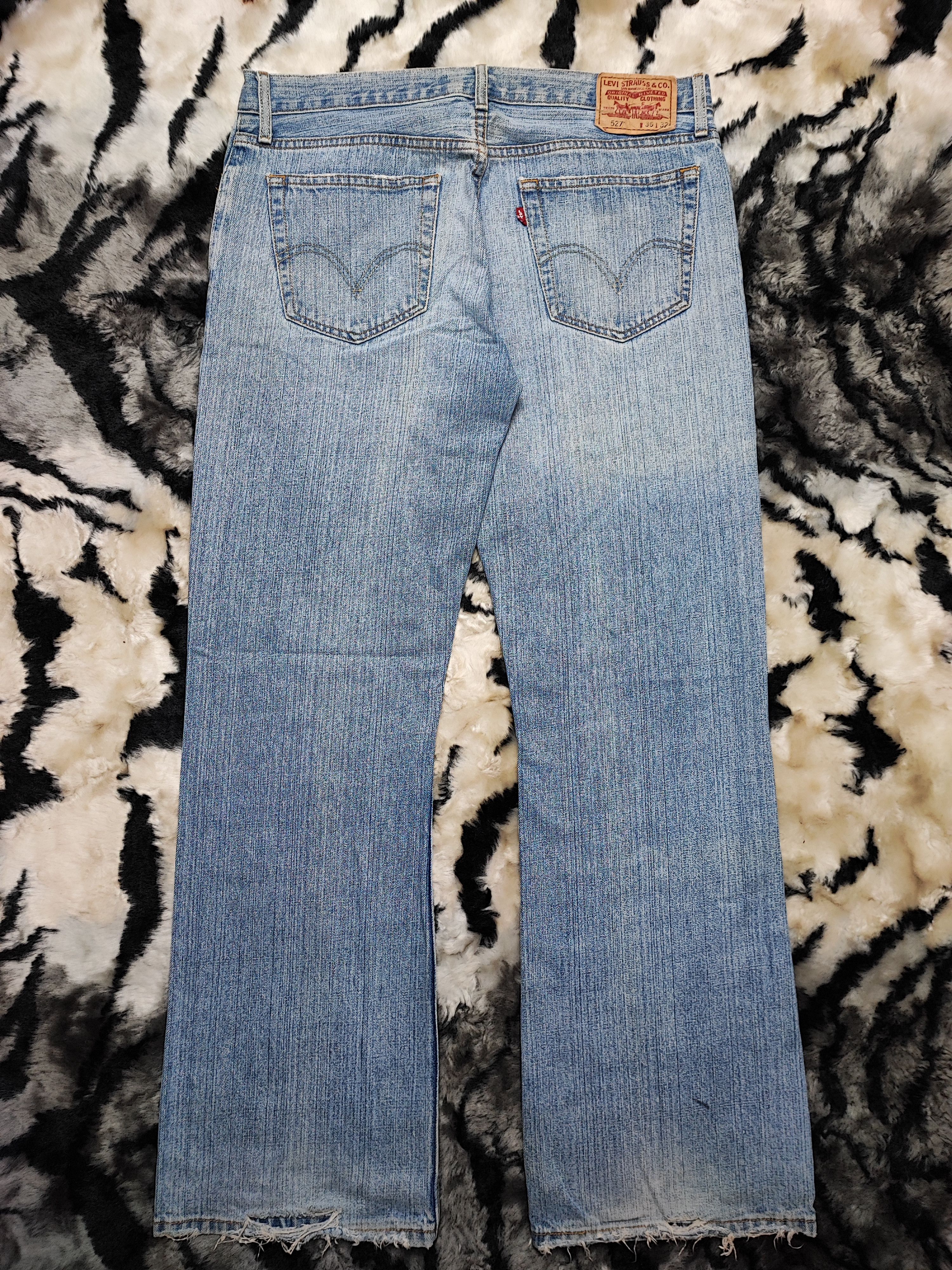 Levi's Levi's 527 Flared Low Bootcut Jeans Size US 35 - 12 Thumbnail