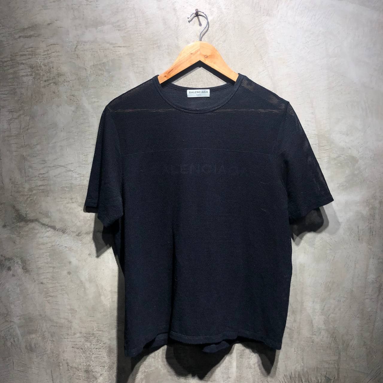 Balenciaga Balenciaga Net See Through Tee Size US M / EU 48-50 / 2 - 1 Thumbnail
