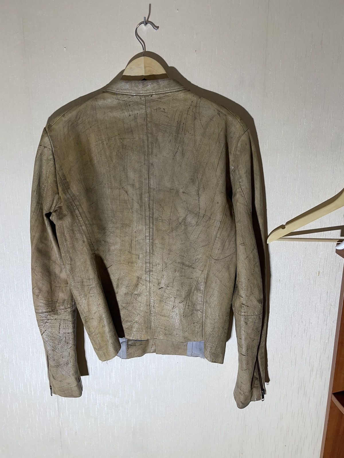 Designer × Diesel Black Gold × Japanese Brand Diesel Black Gold rare leather biker jacket Size US S / EU 44-46 / 1 - 13 Thumbnail