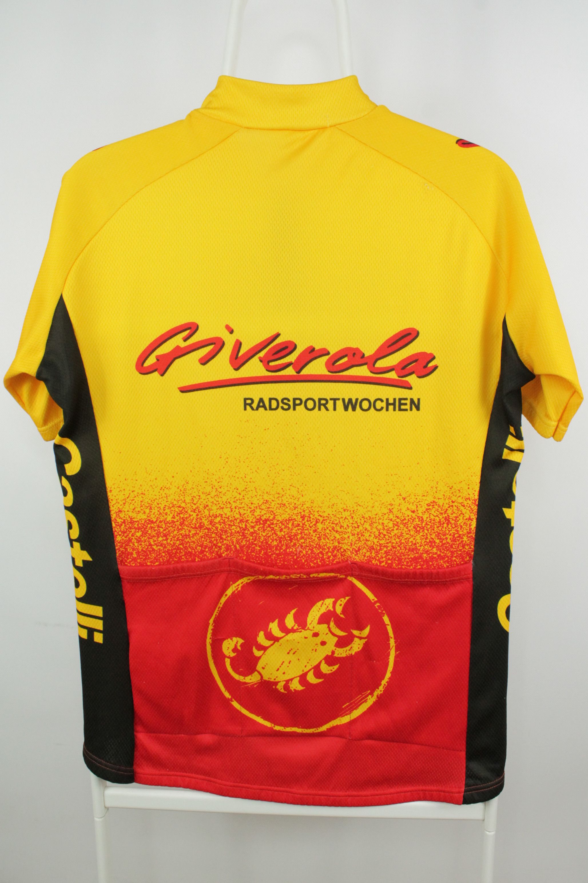 Vintage Vintage Castelli Yellow Cycling Jersey Size US L / EU 52-54 / 3 - 5 Thumbnail