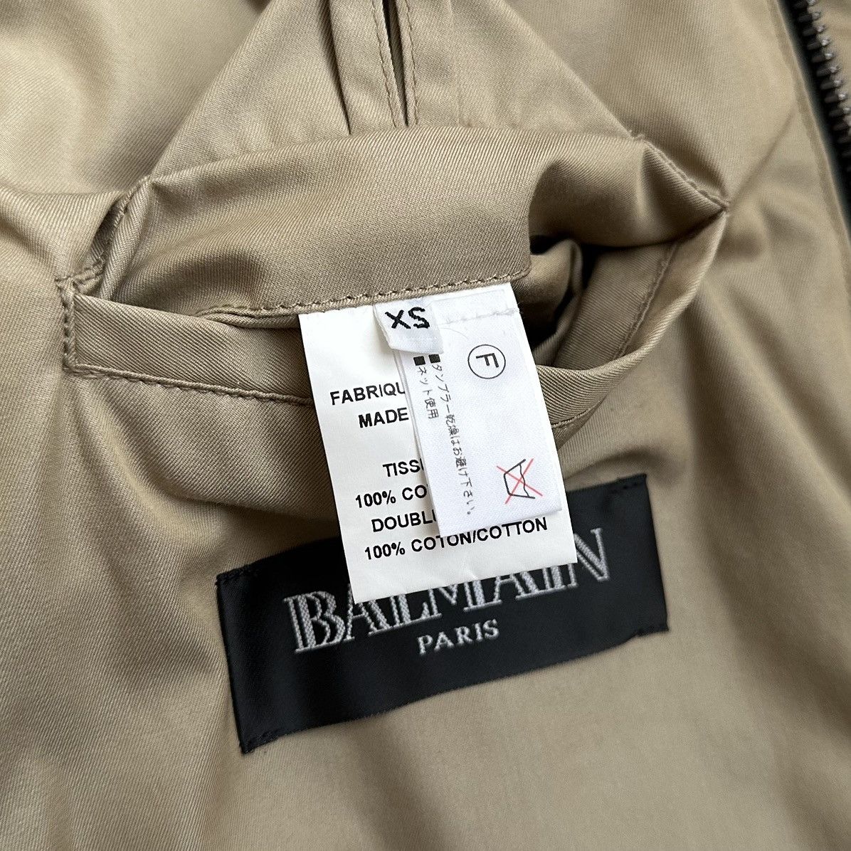 Balmain Balmain S/S 2012 Decarnin Padded Khaki Vest Size US S / EU 44-46 / 1 - 12 Thumbnail