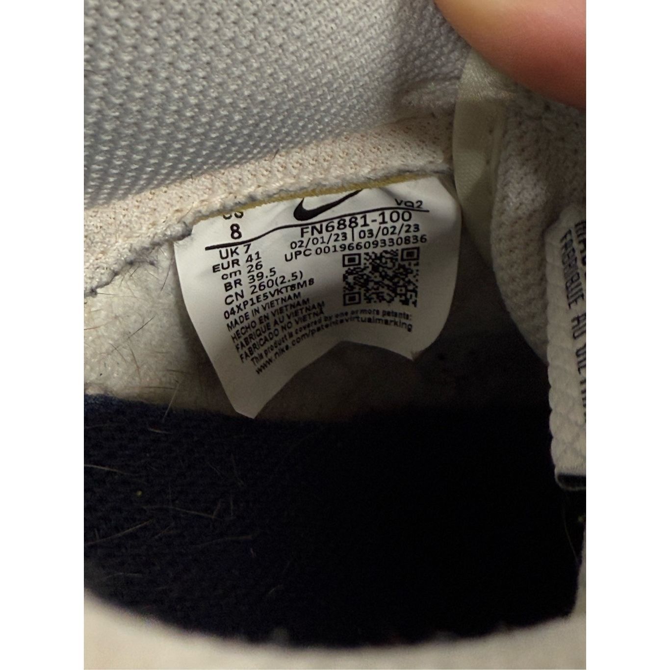 Nike Size 8 - Nike Dunk Low Washed Denim Clean White gum bottom Size US 8 / EU 41 - 7 Thumbnail