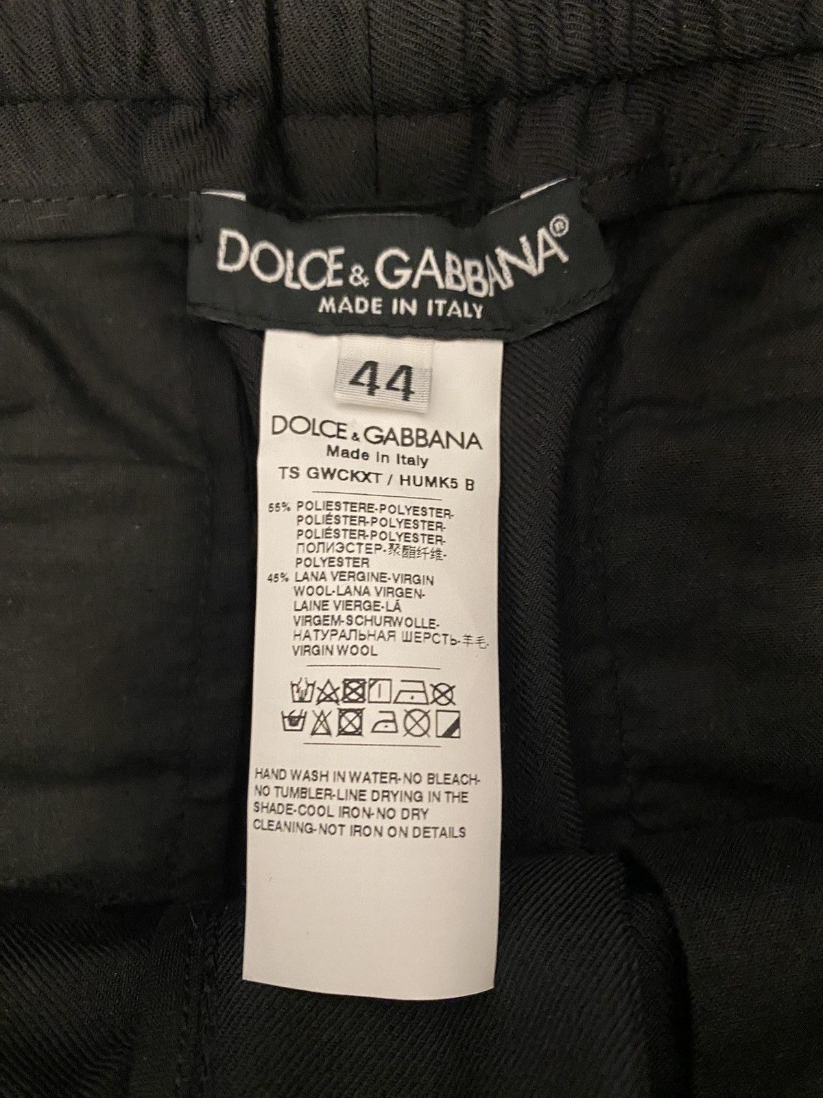 Dolce & Gabbana Dolce & Gabbana black cropped pants 44 Size US 30 / EU 46 - 10 Thumbnail