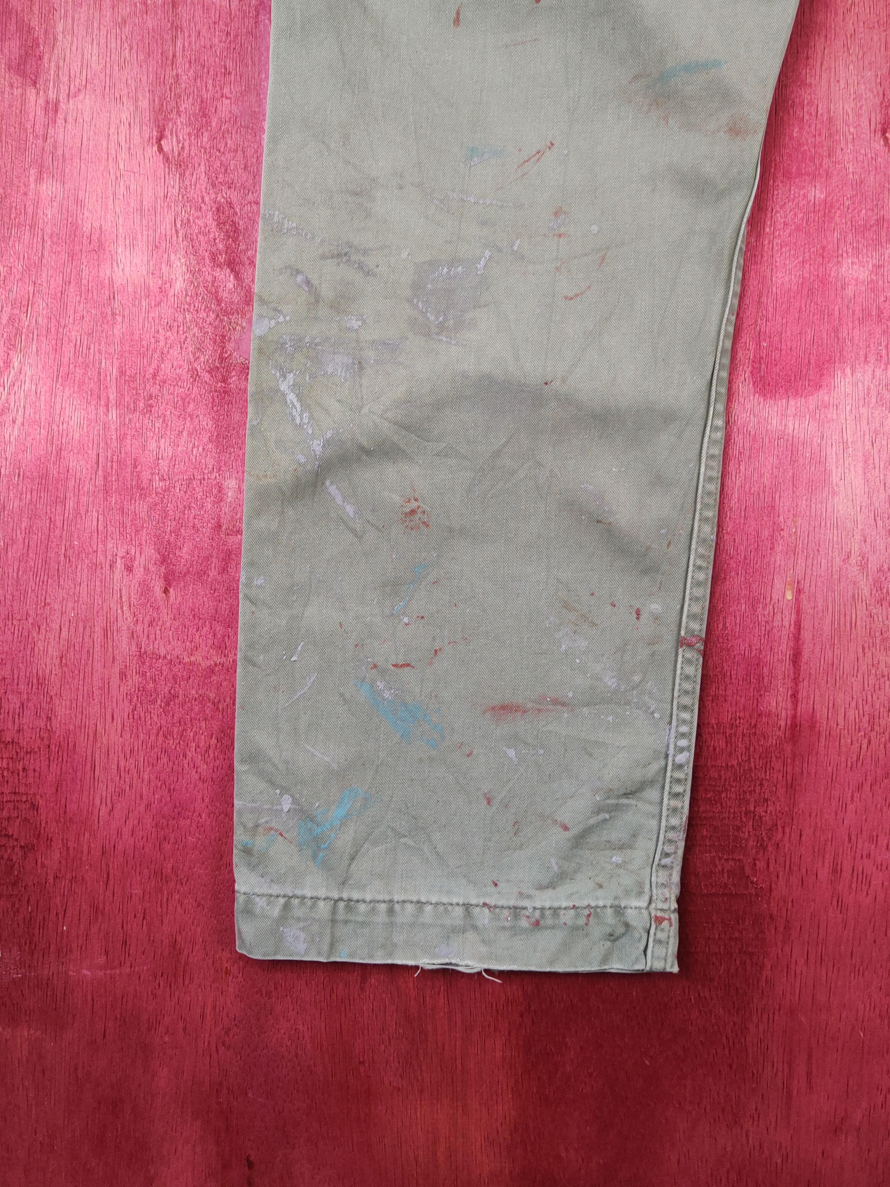 Japanese Brand × Uniqlo Uniqlo Green Faded Multipocket Casual Pants #S1443 Size US 32 / EU 48 - 9 Thumbnail