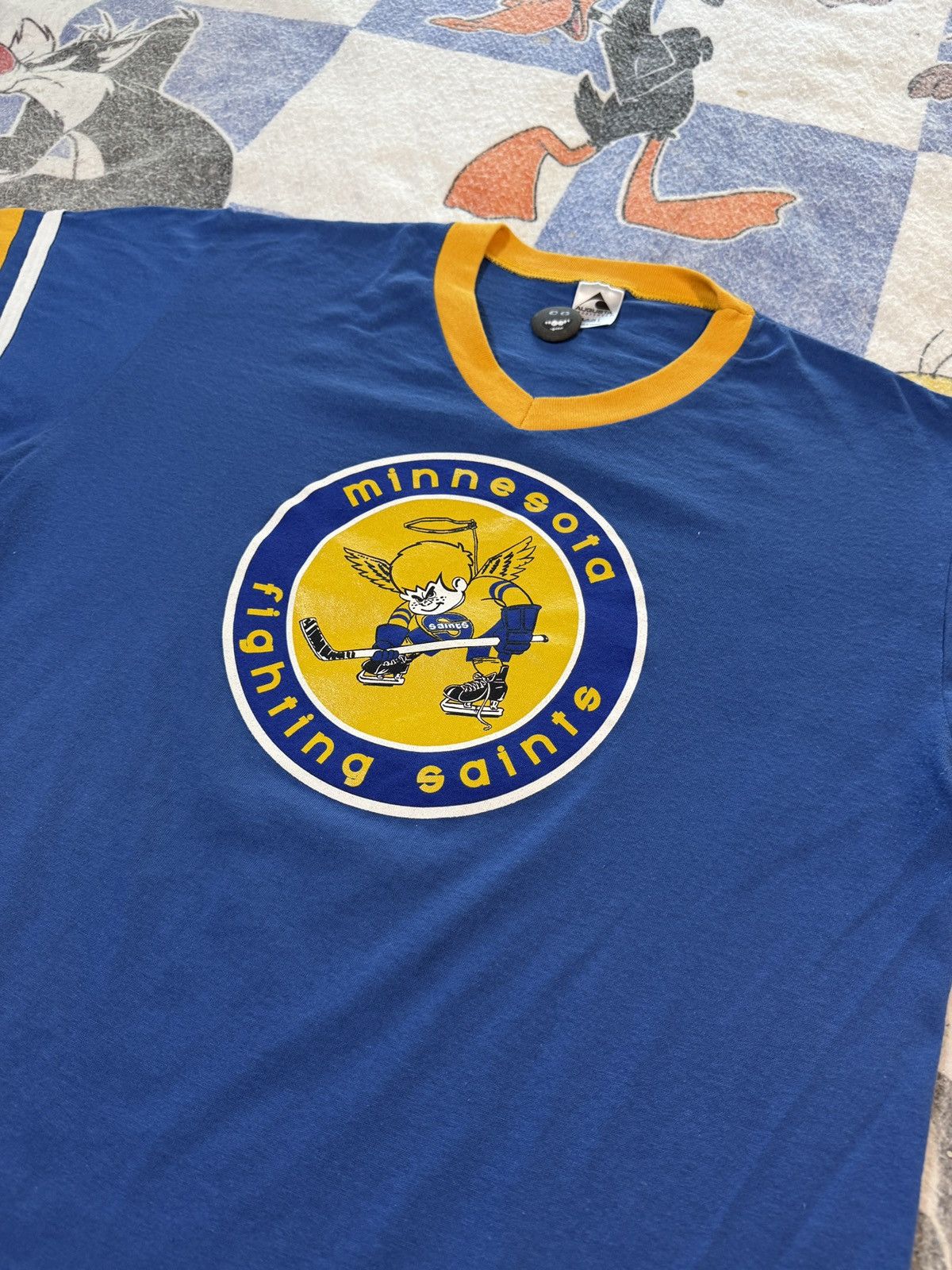 NHL Minnesota fighting saints hockey tee Size US L / EU 52-54 / 3 - 2 Thumbnail