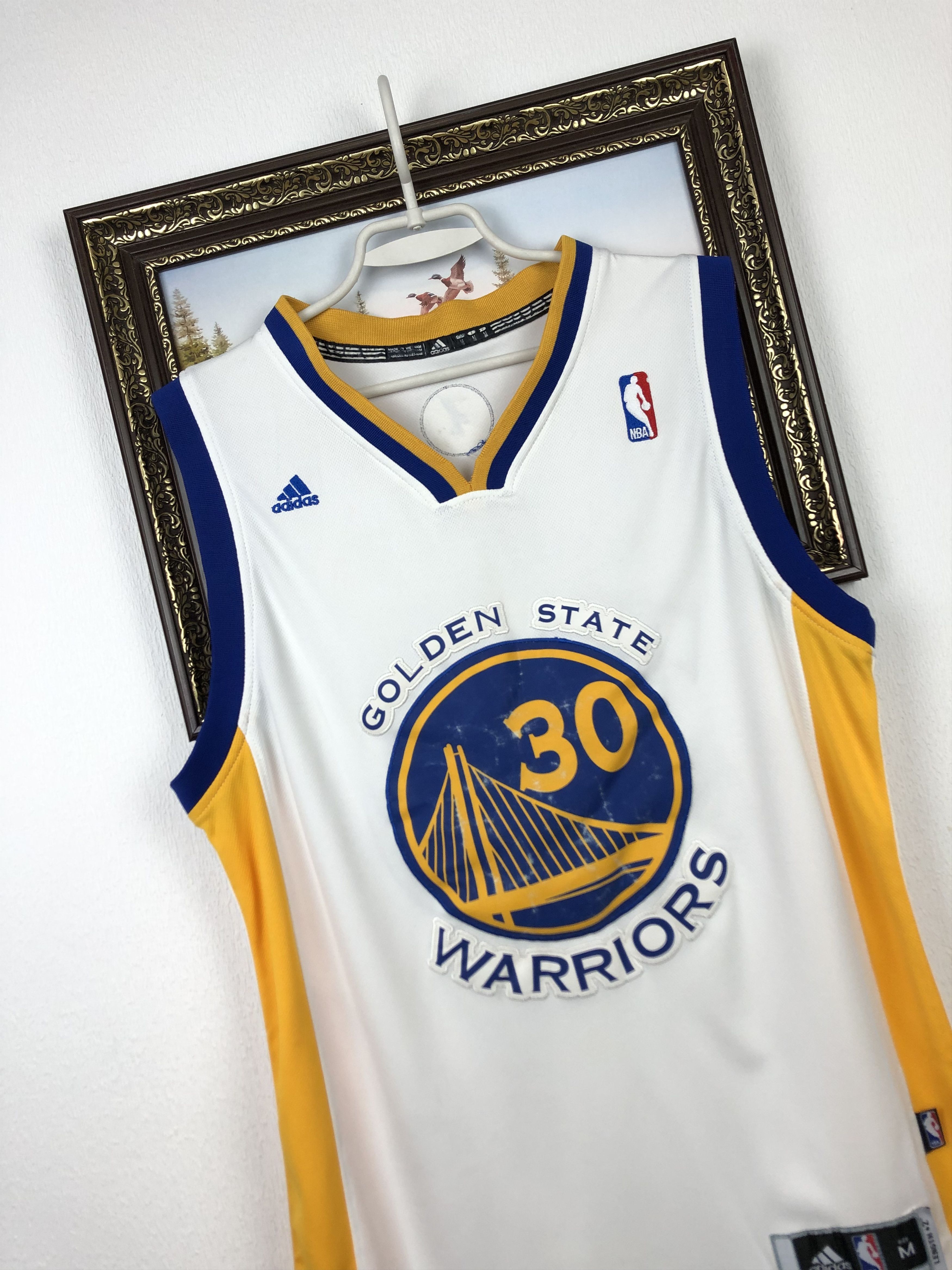 Adidas Golden State Warriors NBA #30 Curry Jersey Mens Tee Size US M / EU 48-50 / 2 - 4 Thumbnail