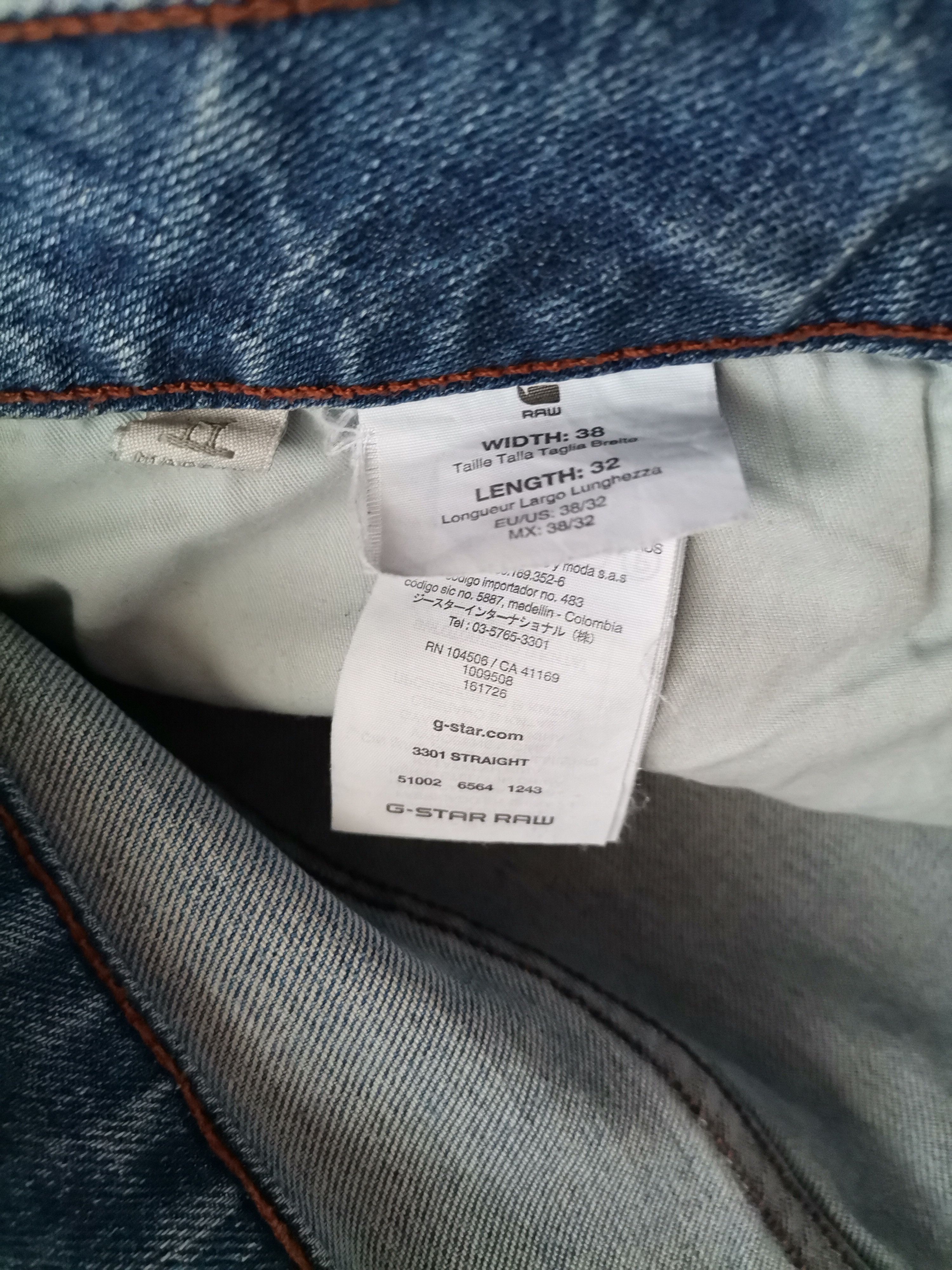 G-Star G-Star Raw Distressed Jeans Size US 38 / EU 54 - 3 Thumbnail