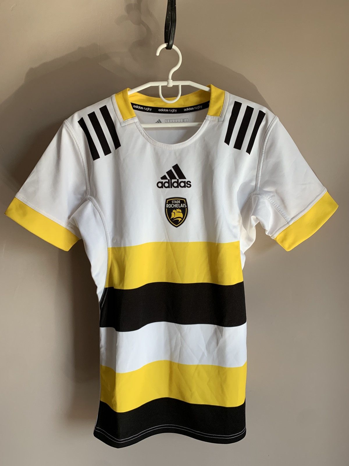 Adidas Stade Rochelais 2021 Home Rugby Union Shirt Adidas Jersey M Size US M / EU 48-50 / 2 - 1 Thumbnail