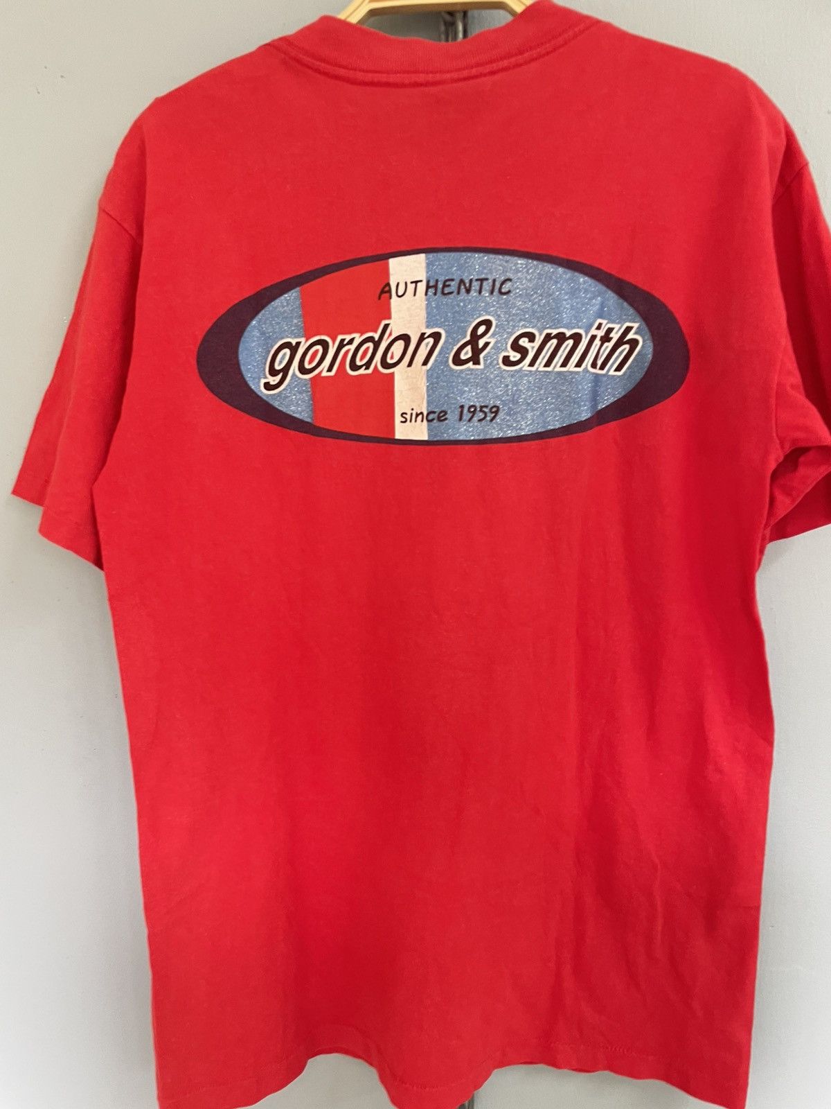 Vintage Vintage 90s Gordon & Smith skateboard streetwear t shirt Size US M / EU 48-50 / 2 - 3 Thumbnail