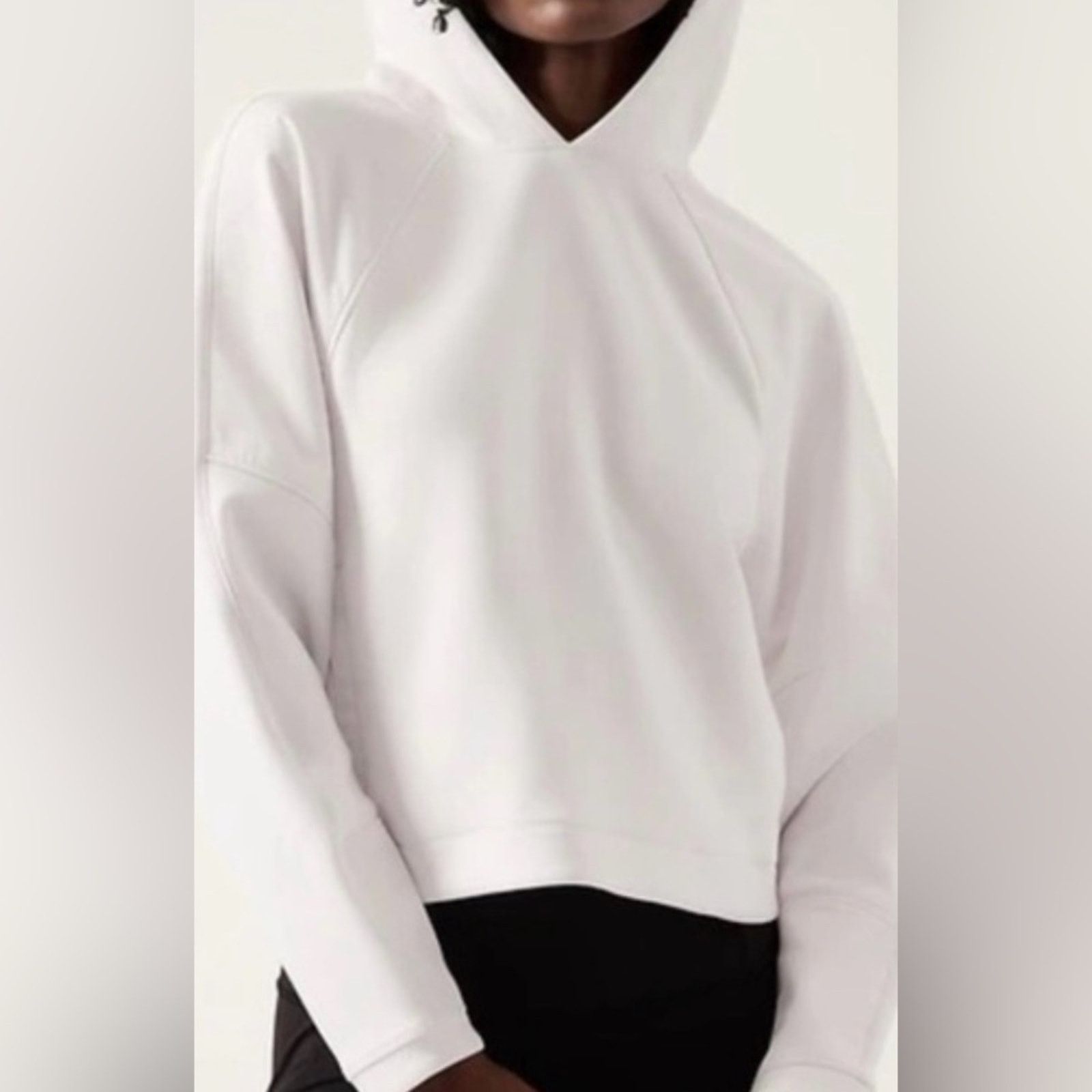 Athleta Athleta Get Set hoodie Sweatshirt in magnolia white, size L Size L / US 10 / IT 46 - 2 Thumbnail
