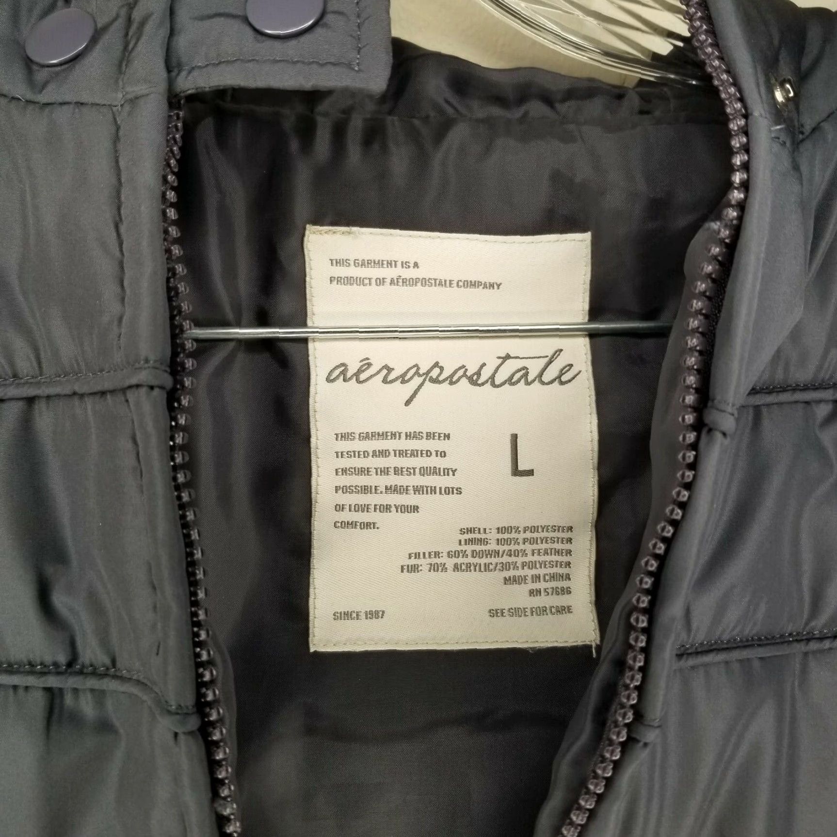 Vintage Aéropostale Womens Blue Hooded Puffer Vest Size L Size L / US 10 / IT 46 - 2 Thumbnail
