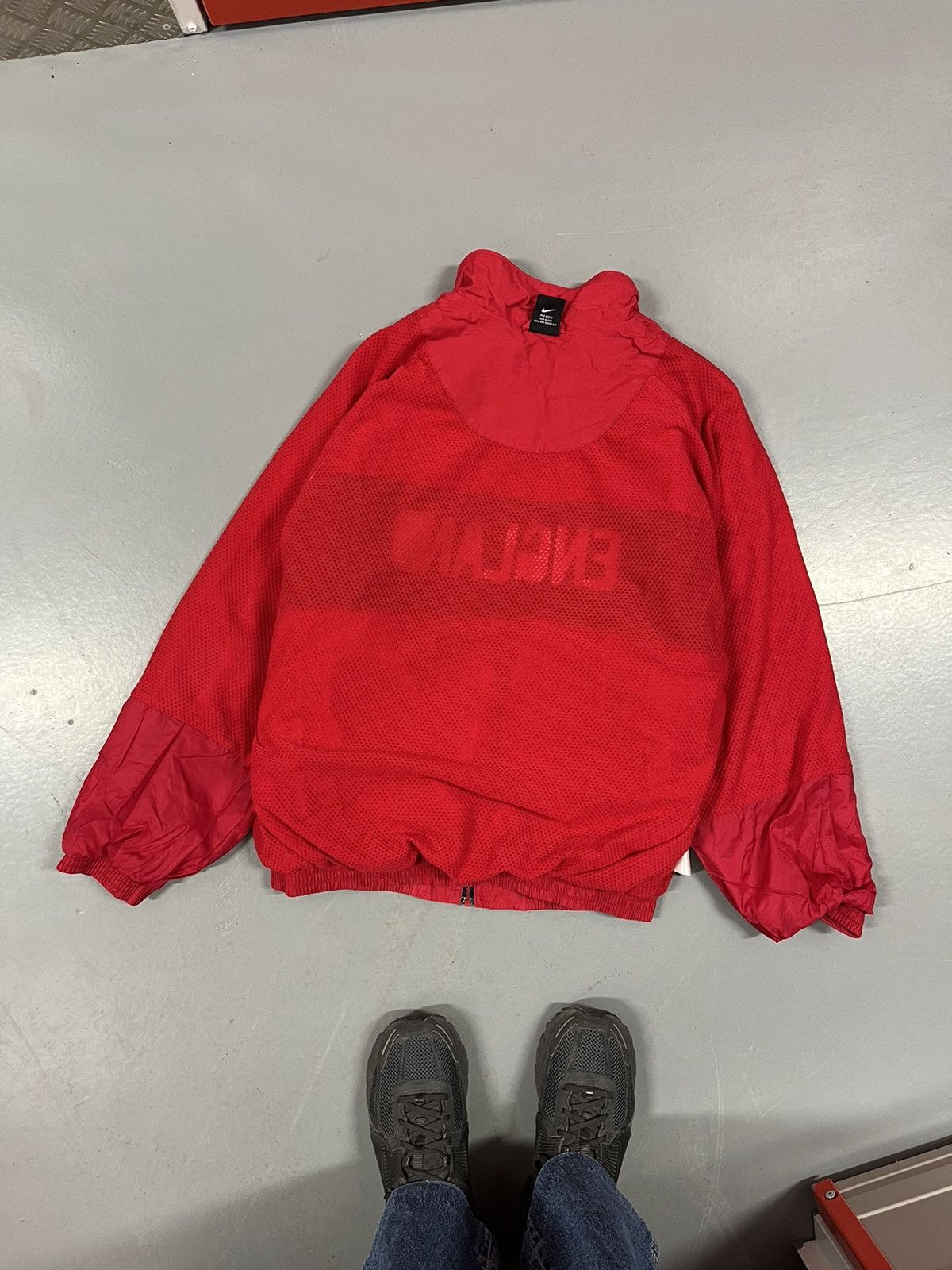 Nike × Vintage ➕ 90s/00s vintage Nike England rugby big logo bomber jacket Size US M / EU 48-50 / 2 - 7 Thumbnail