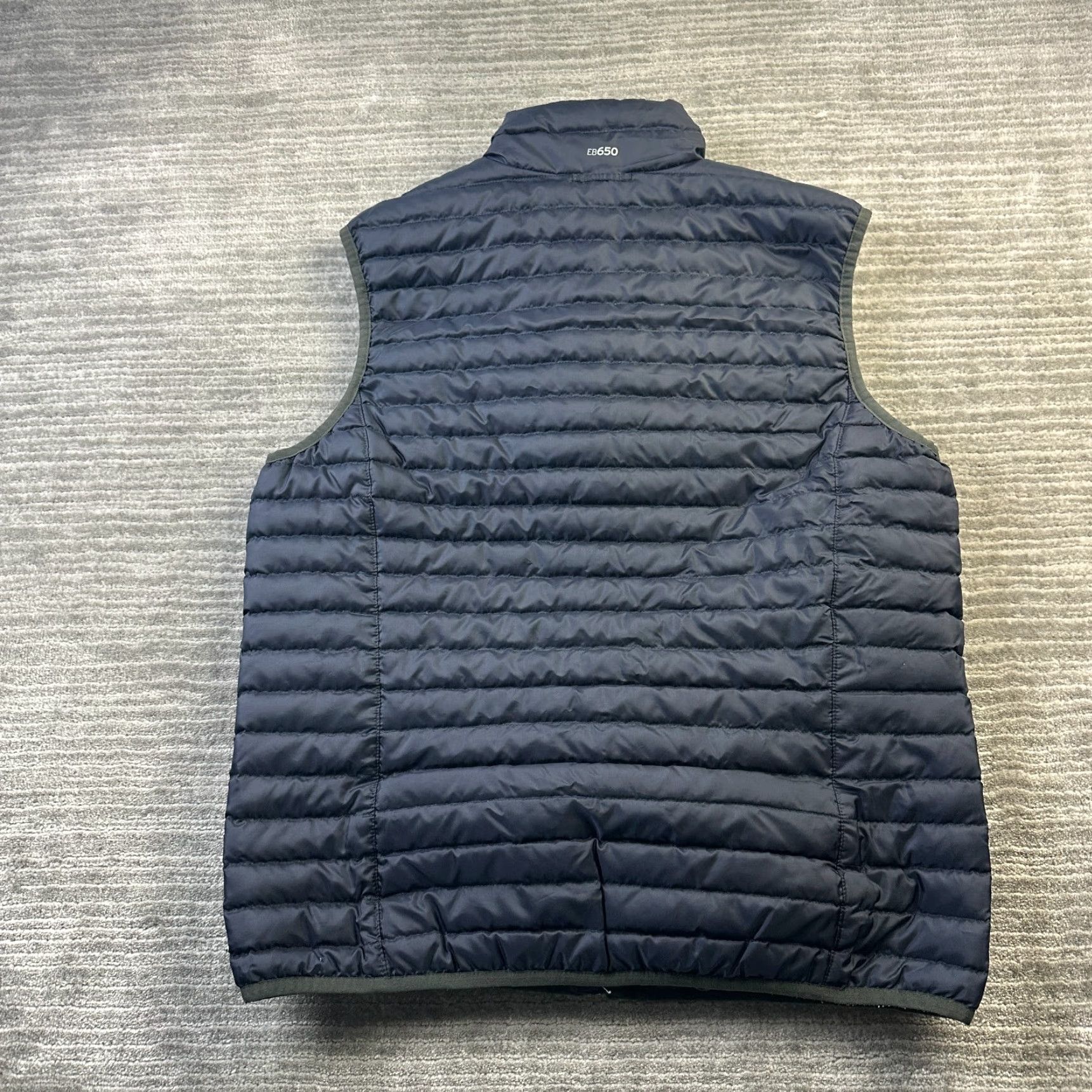 Eddie Bauer Eddie Bauer Vest Puffer Mens Large Blue 650 Down Fill Pockets Jacket Mid-Length Zip Size US L / EU 52-54 / 3 - 2 Thumbnail