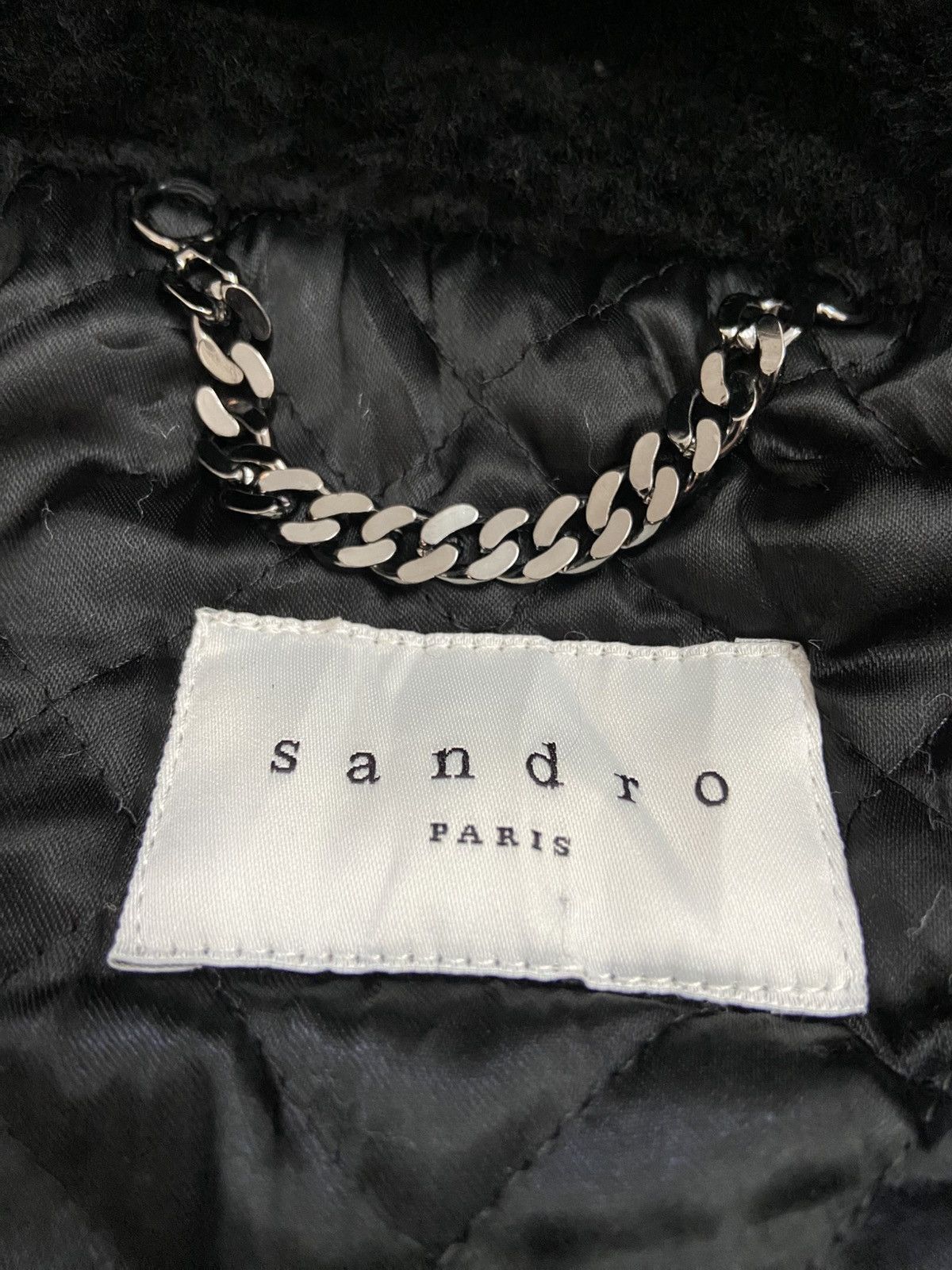 Sandro Sandro Shearling Hood Aviator Jacket Size US S / EU 44-46 / 1 - 2 Thumbnail
