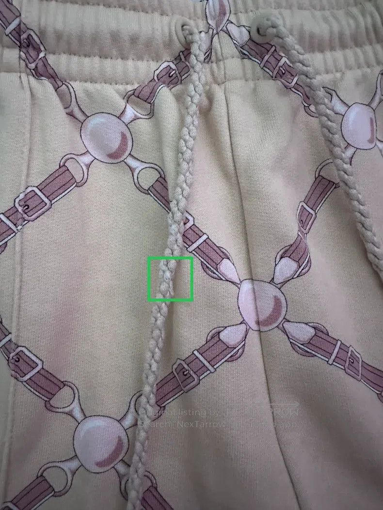 Hermes Hermes Casual Pants, Classic Beige Stripe Design Size 25" / US 0 / IT 36 - 7 Thumbnail