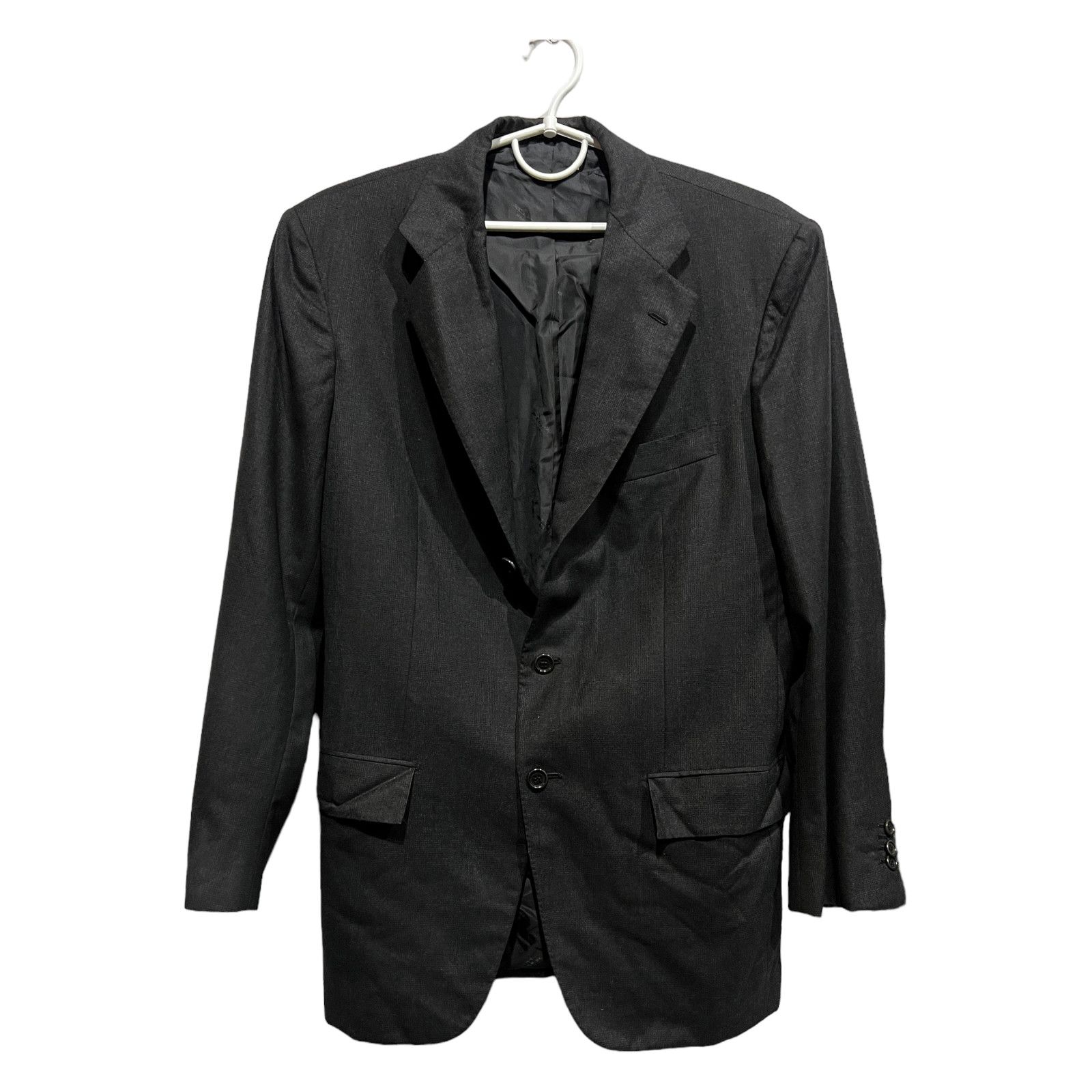 Kiton Blazer Jacket size 48 Blanc Blu Super 180 14 Micron