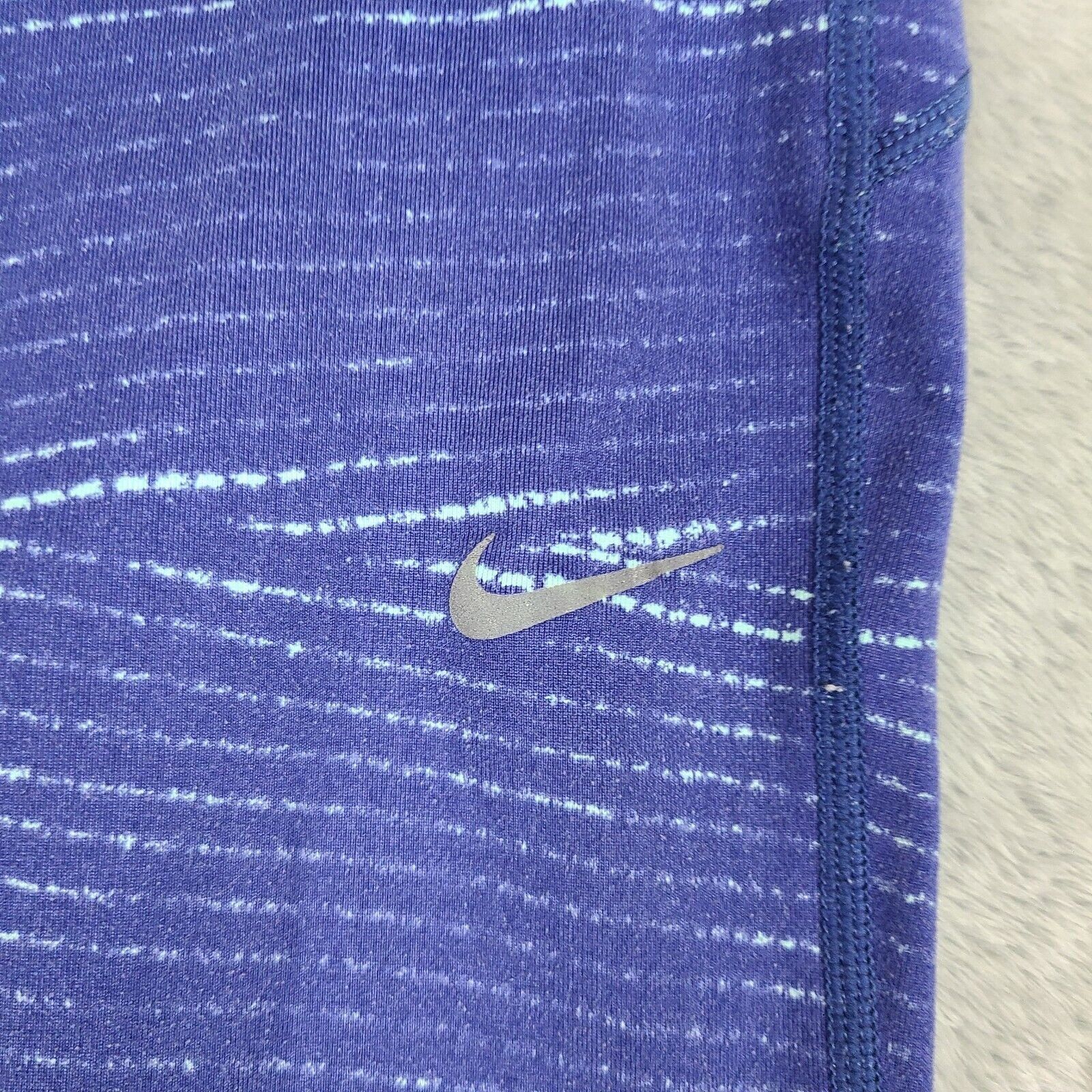 Nike Nike Running Dri-Fit Leggings Women's Size S Indigo and Teal Size 29" - 4 Thumbnail