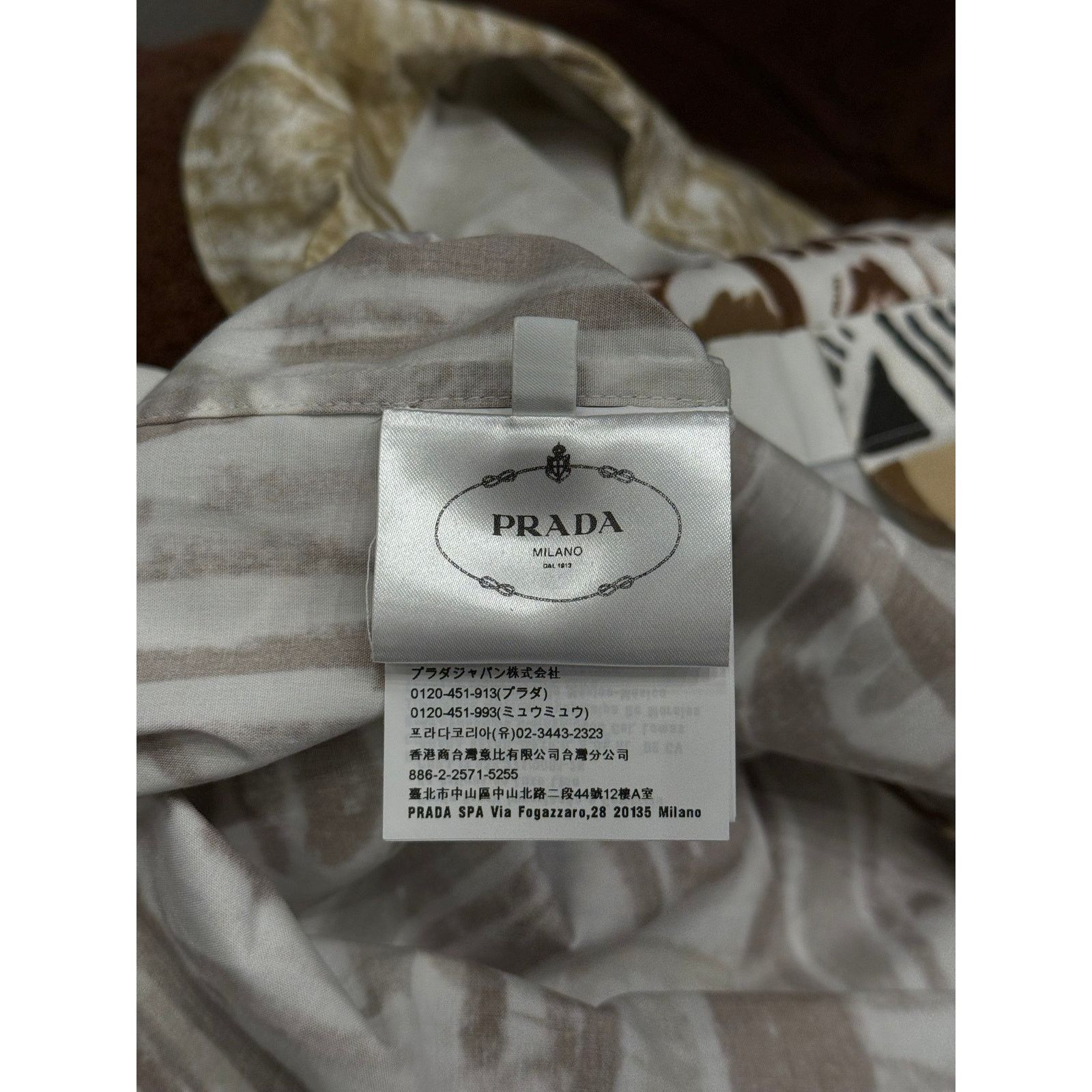 Prada 2018 Prada Duomo Milan painting bowling shirt Size S / US 4 / IT 40 - 6 Thumbnail