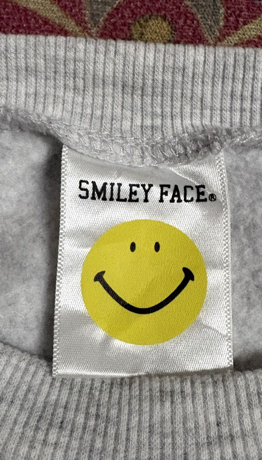 Japanese Brand SMILEY FACE Over Print Back Side Sweatshirt Size US M / EU 48-50 / 2 - 6 Thumbnail