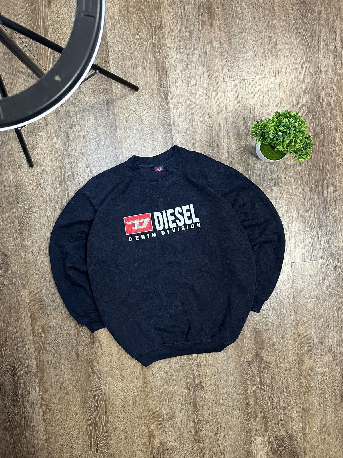 Diesel Diesel Vintage Hoodie 90s Big Logo Y2K Size US XL / EU 56 / 4 - 1 Thumbnail