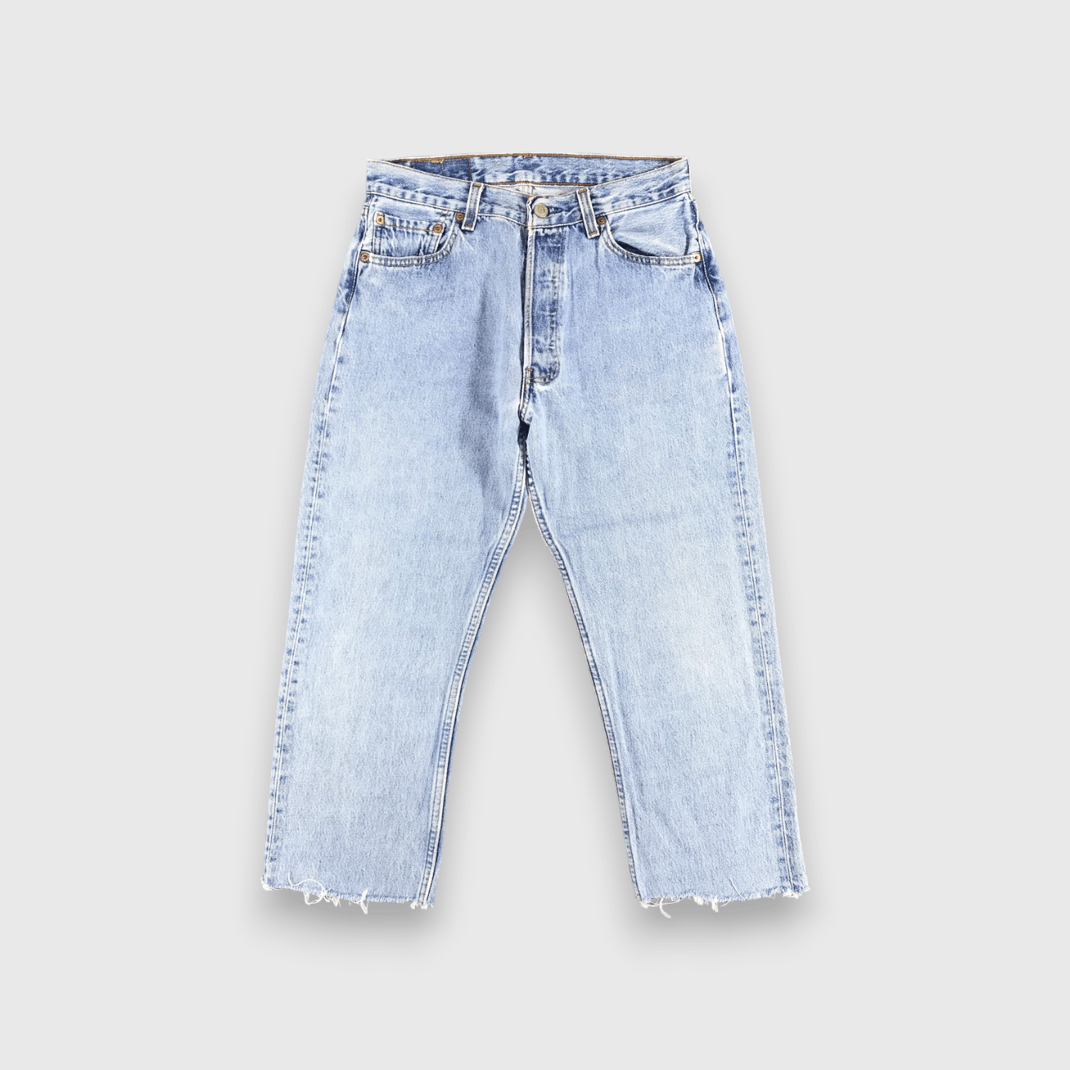 Levi's Vintage 90s Light Wash Levis 501 Jeans-J1900 Size US 29 - 1 Thumbnail