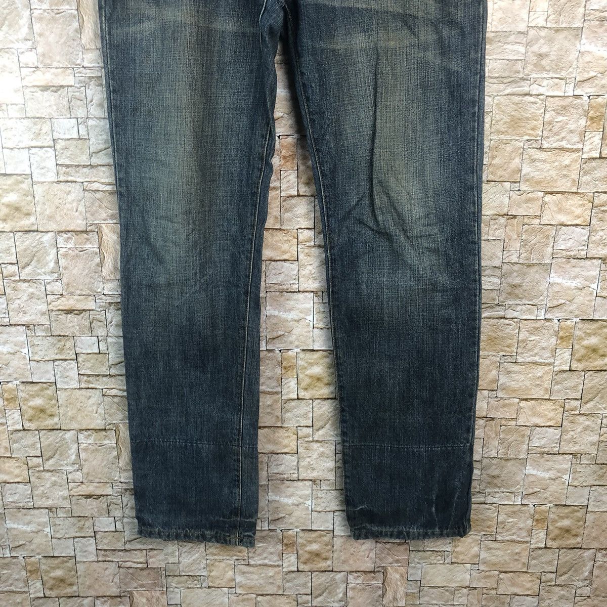 Designer × Japanese Brand Urban Vanue double waist Blue Denim Pants #A117 Size US 32 / EU 48 - 3 Thumbnail
