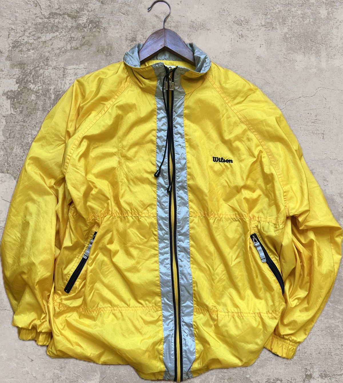 Wilson vintage 90s Wilson windbreaker Size US L / EU 52-54 / 3 - 1 Thumbnail