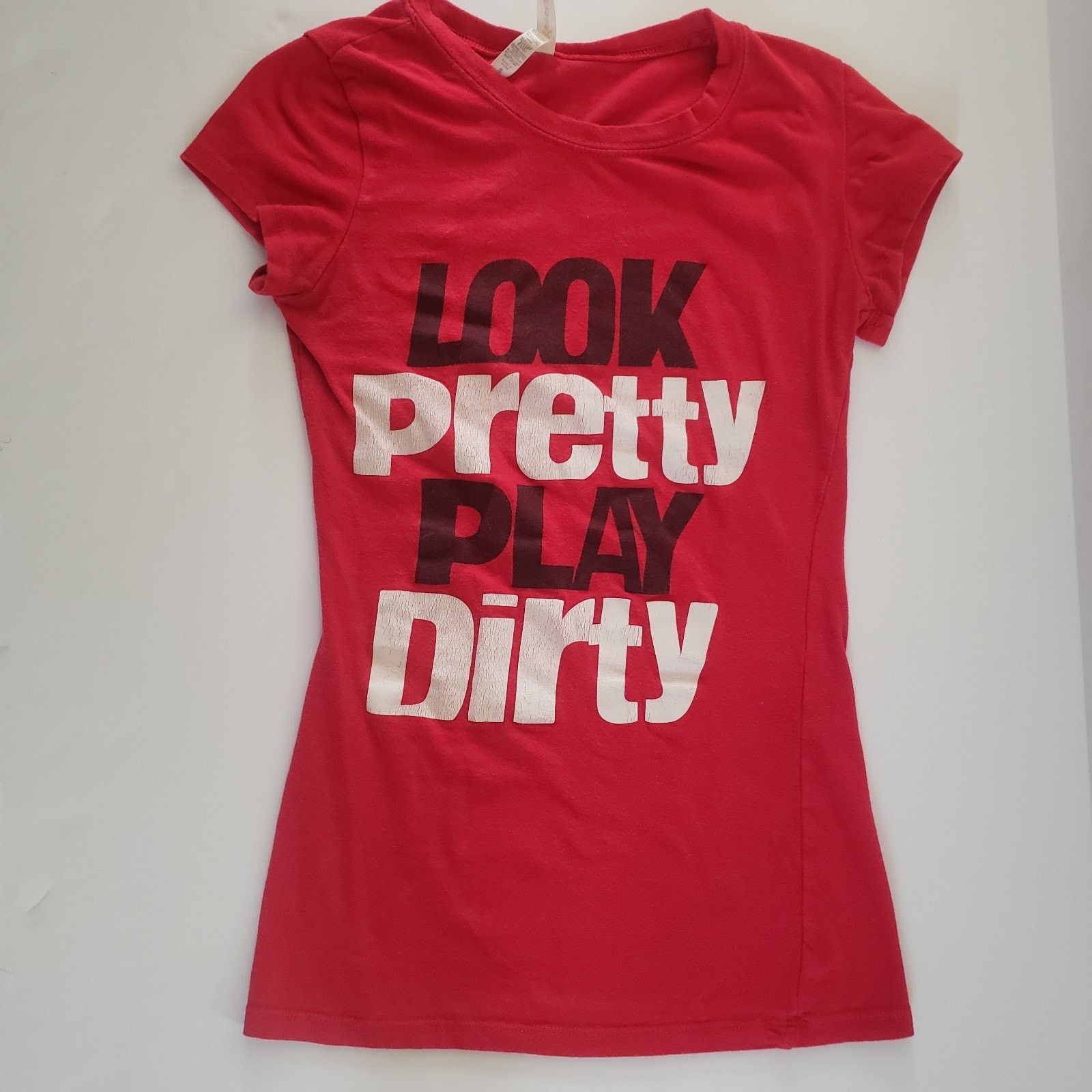 Reserved Reserved Stretch Red Women T-shirt Small #A19PJ Size S / US 4 / IT 40 - 1 Thumbnail