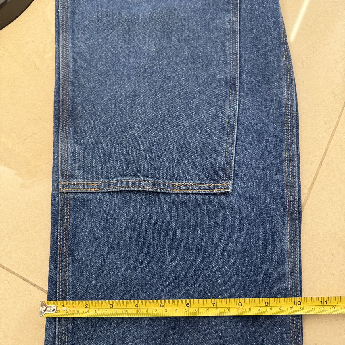 Carhartt Carhartt Jeans B73 Double Knee Washed Logger Dungaree 38x30 Size US 38 / EU 54 - 11 Thumbnail