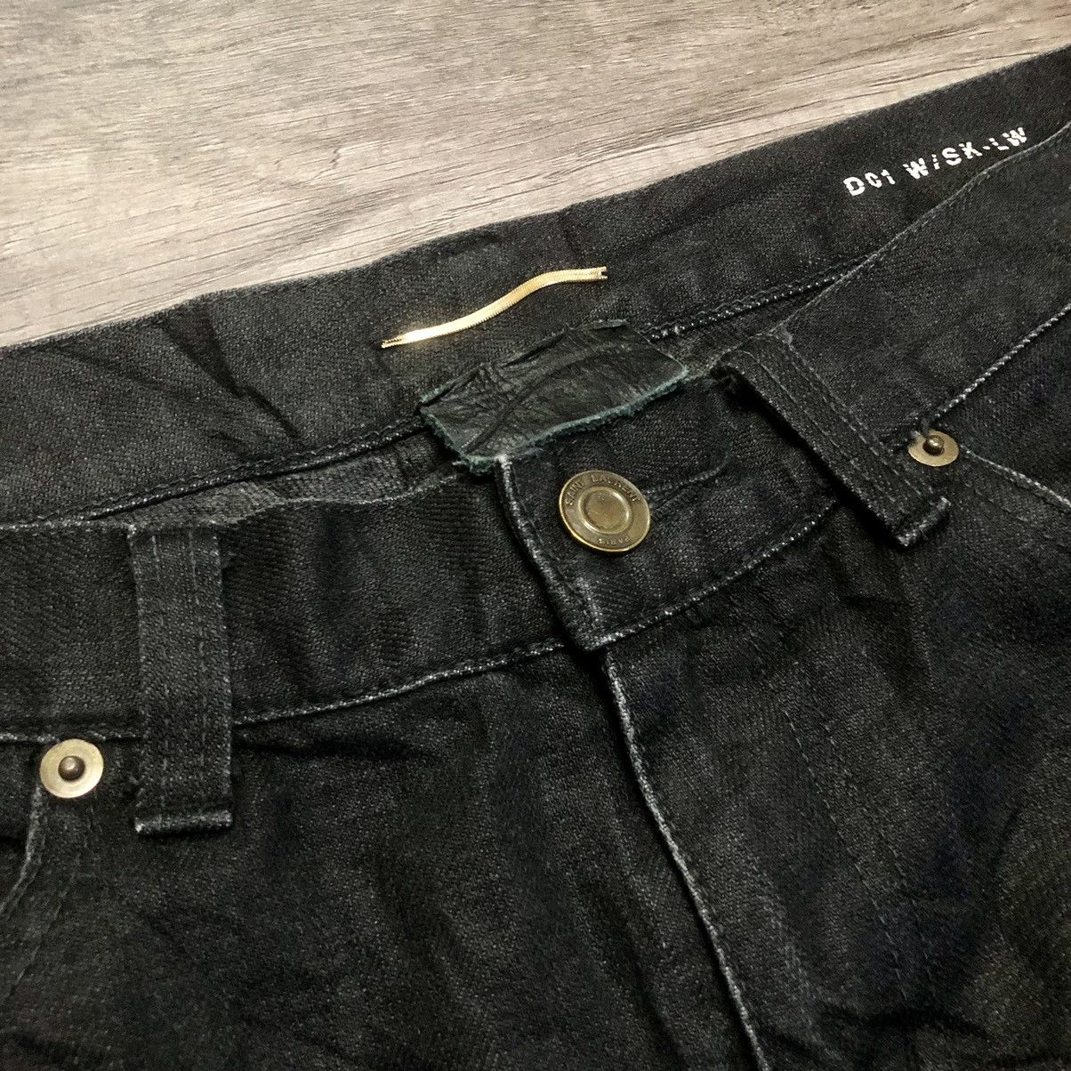 Hedi Slimane × Saint Laurent Paris SAINT LAURENT D01 PARIS BLACK DENIM Size 32" / US 10 / IT 46 - 9 Thumbnail
