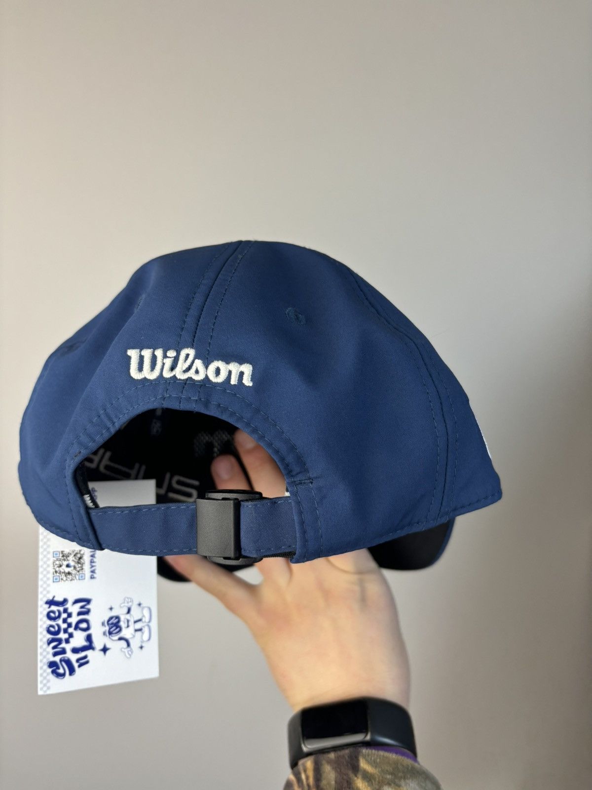 Wilson Wilson Pro Tour Golf Cap Men’s Medium (Navy Blue) Hat Size ONE SIZE - 4 Thumbnail