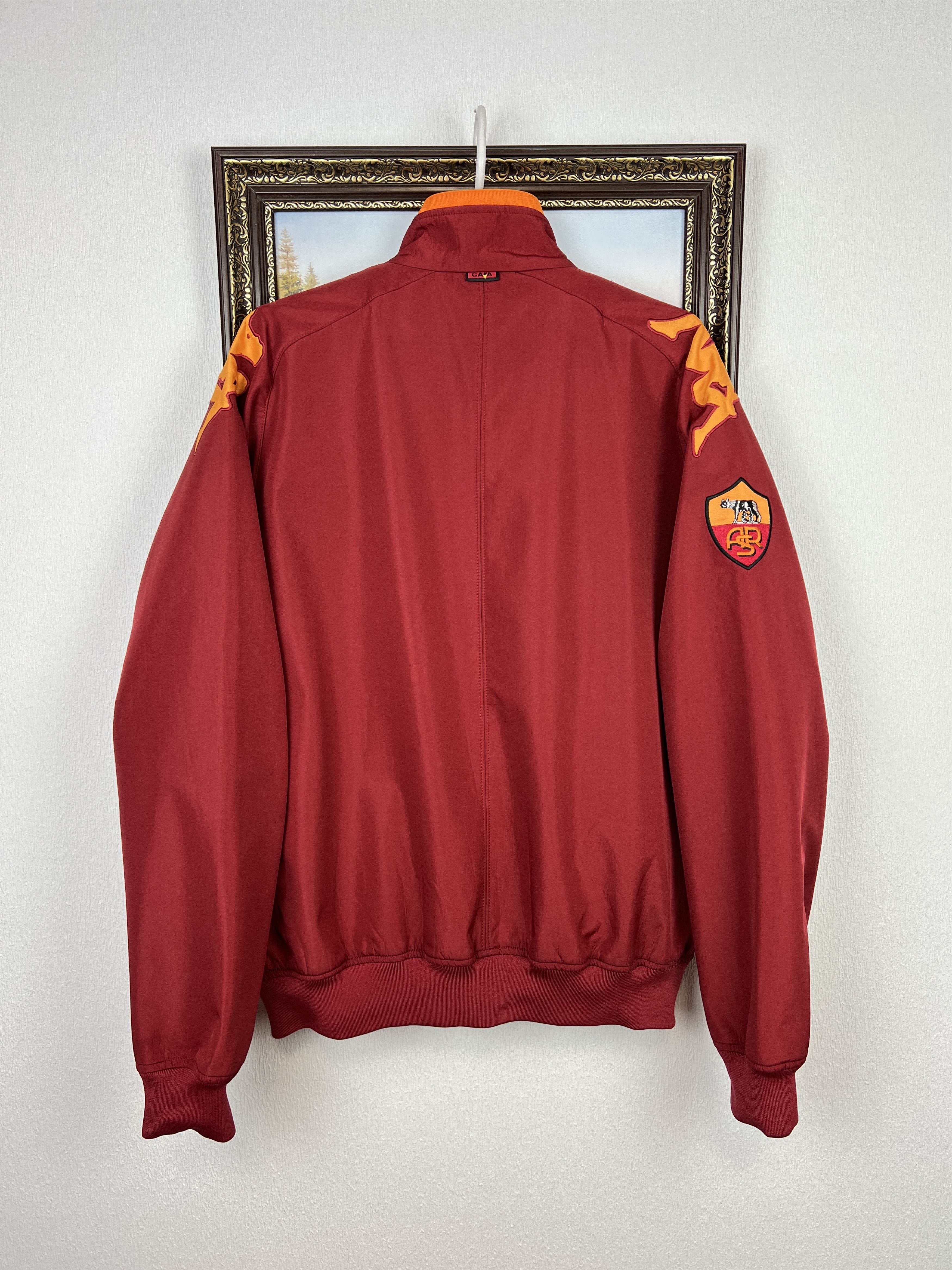 Vintage Kappa AS Roma Football Jacket Soccer Track Top