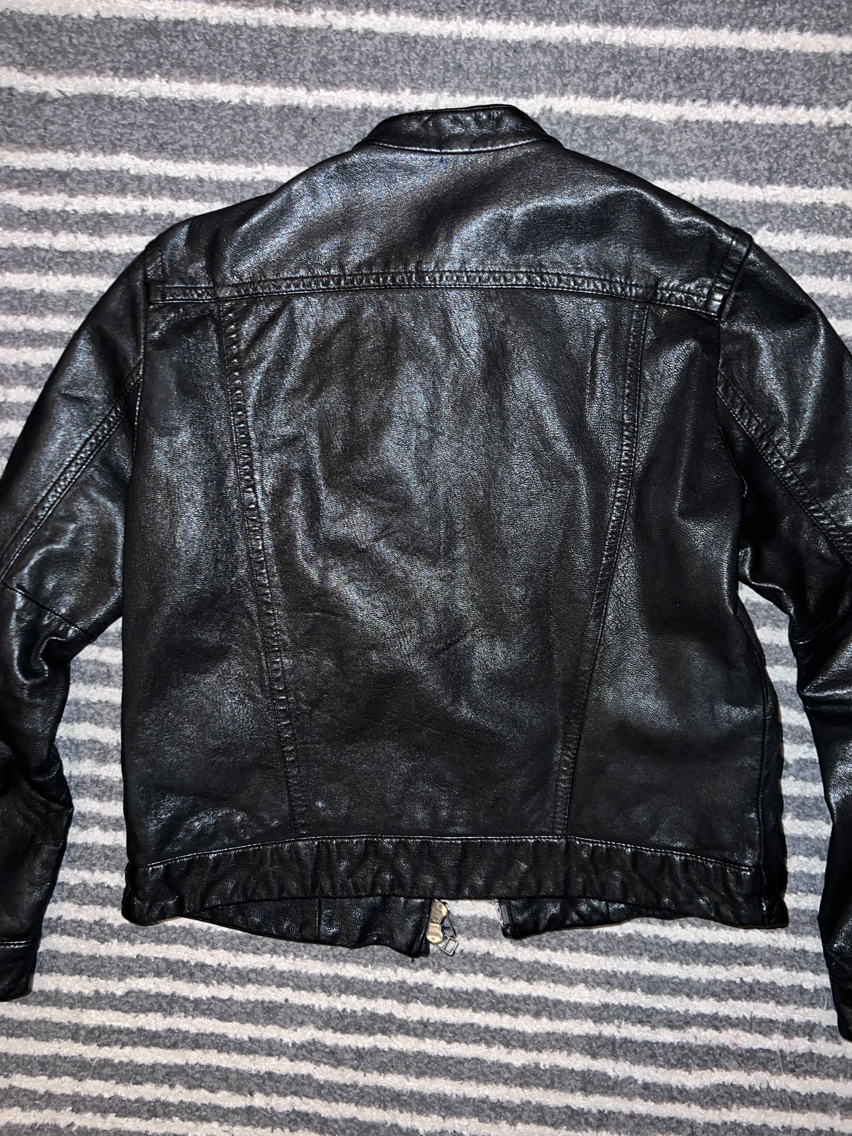 Japanese Brand Macphee Sheepskin Short Leather Rider Jacket Size M / US 6-8 / IT 42-44 - 2 Thumbnail