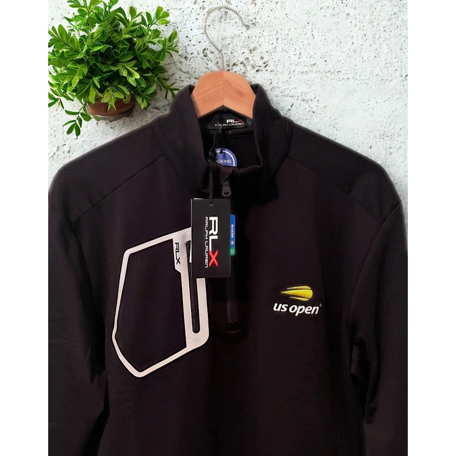 RLX Ralph Lauren RLX Ralph Lauren US Open Tennis Quarter Zip Pullover Sz. M Size US M / EU 48-50 / 2 - 4 Thumbnail
