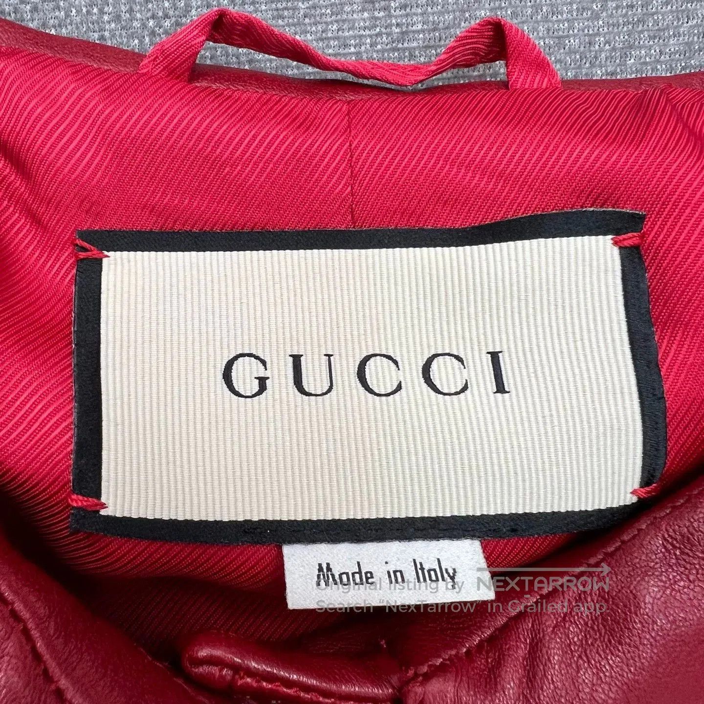 Gucci Gucci Red Logo Women's Jacket. Size S / US 4 / IT 40 - 5 Thumbnail