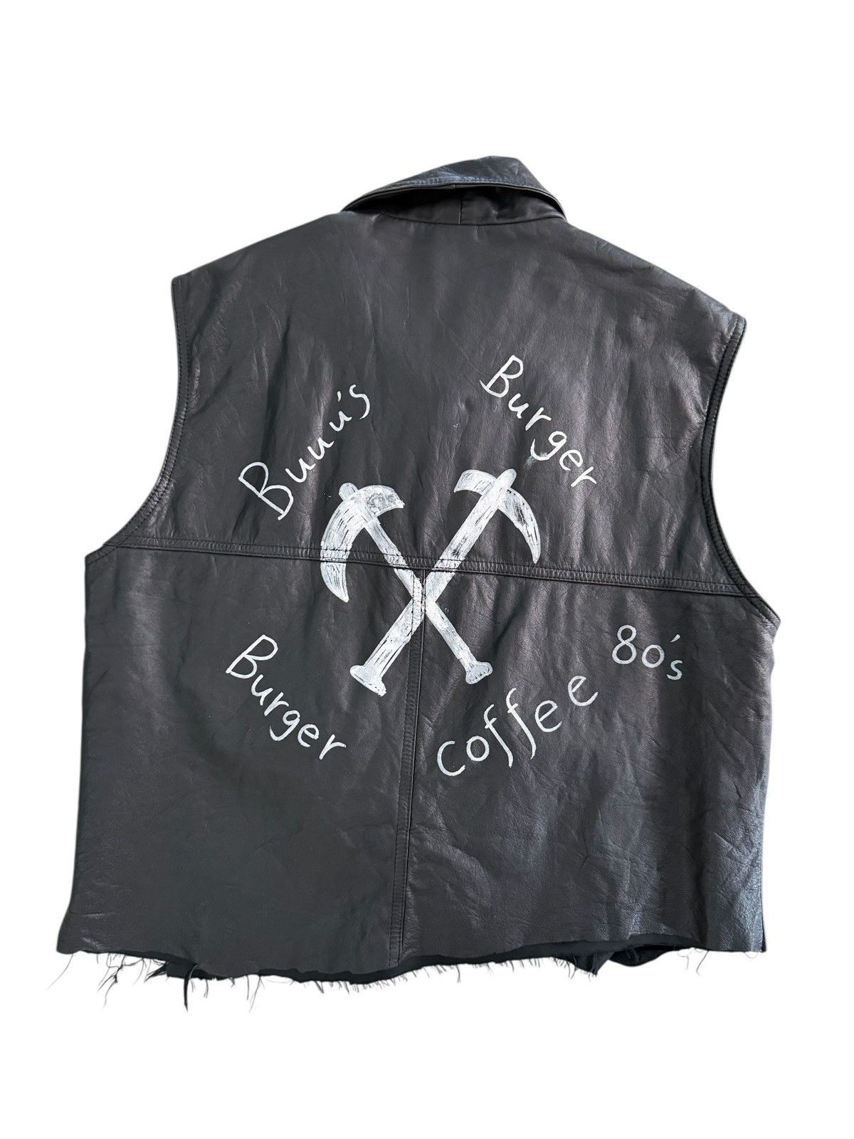 Harley Davidson Vintage leather☠️ PUNK 80's HARLEY DAVIDSON Biker VEST Size US L / EU 52-54 / 3 - 1 Thumbnail