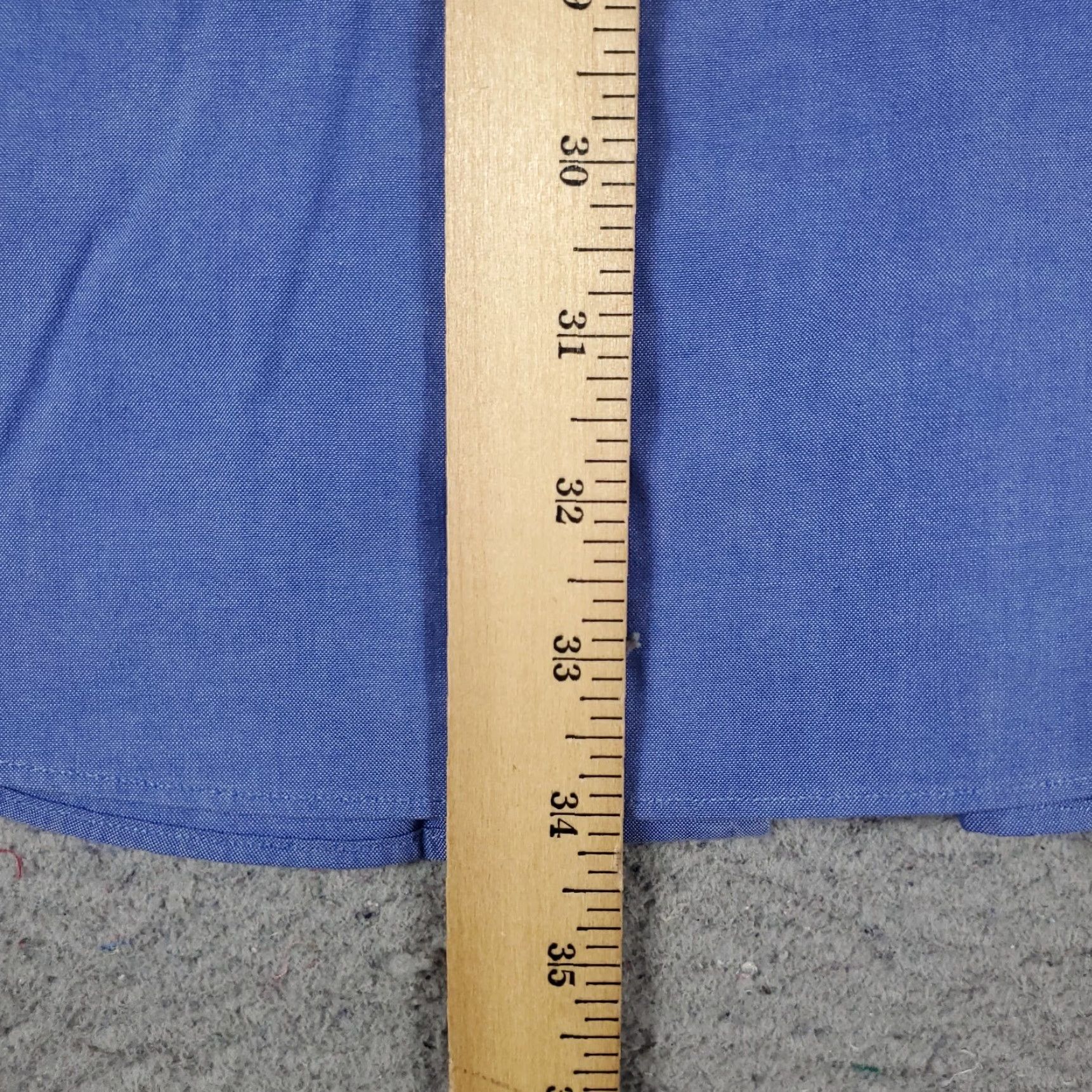 Brooks Brothers Brooks Brothers Shirt Mens 18 Blue Dress Button Up Long Sleeve Regular Non-Iron Pockets 100% Cotton Solid Collar Point Vintage No Size 48R - 5 Thumbnail