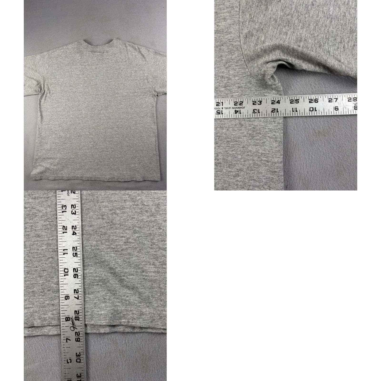 Nike VINTAGE Nike Gray Tag T Shirt XL Gray Swoosh Logo USA 80s Crew Neck Short Sleeve Men Cotton Logo USA 80s Nike Shirt XL Mens Size US XL / EU 56 / 4 - 8 Thumbnail