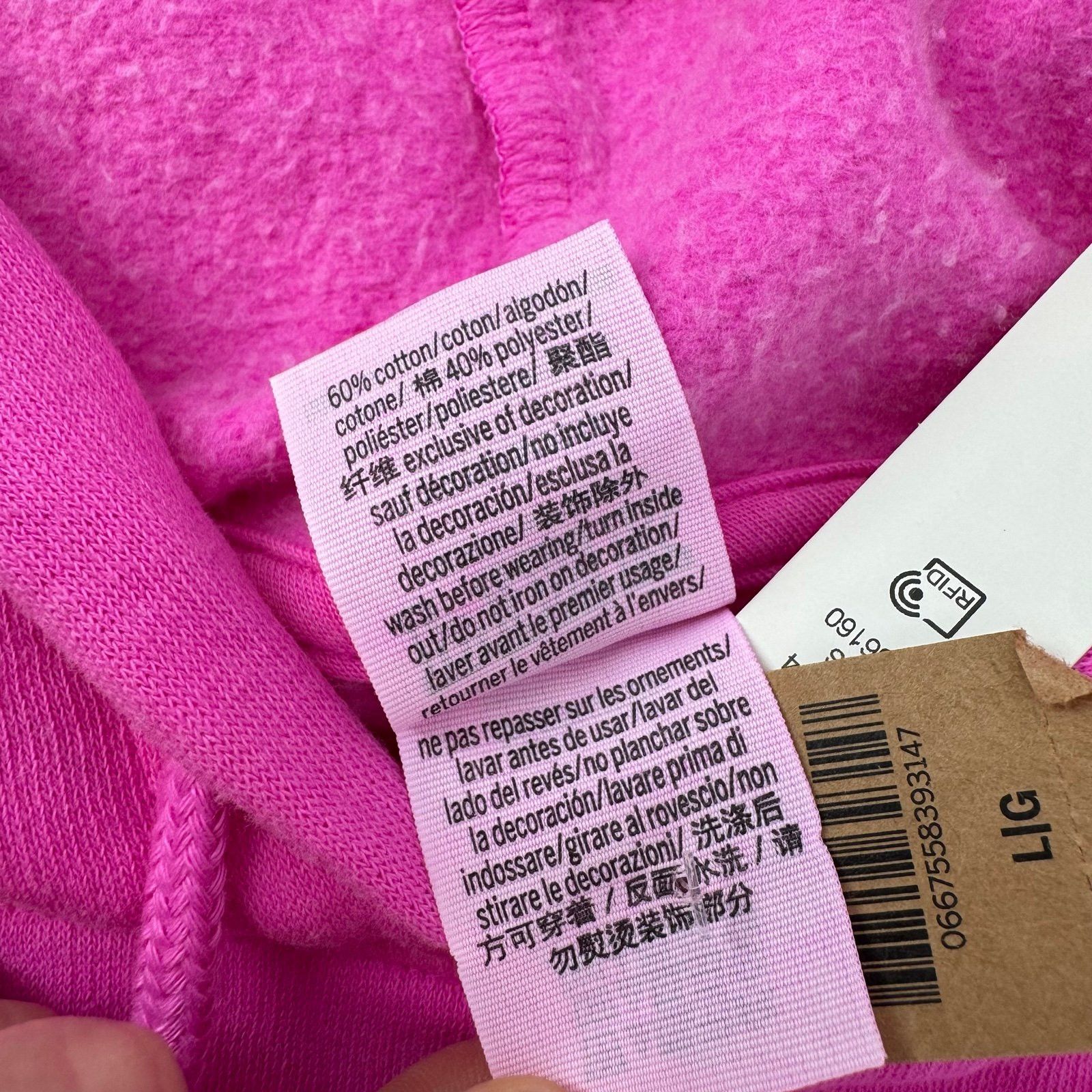 Pink NWT PINK by Victoria’s Secret Pink Hoodie Size Large Size L / US 10 / IT 46 - 5 Thumbnail