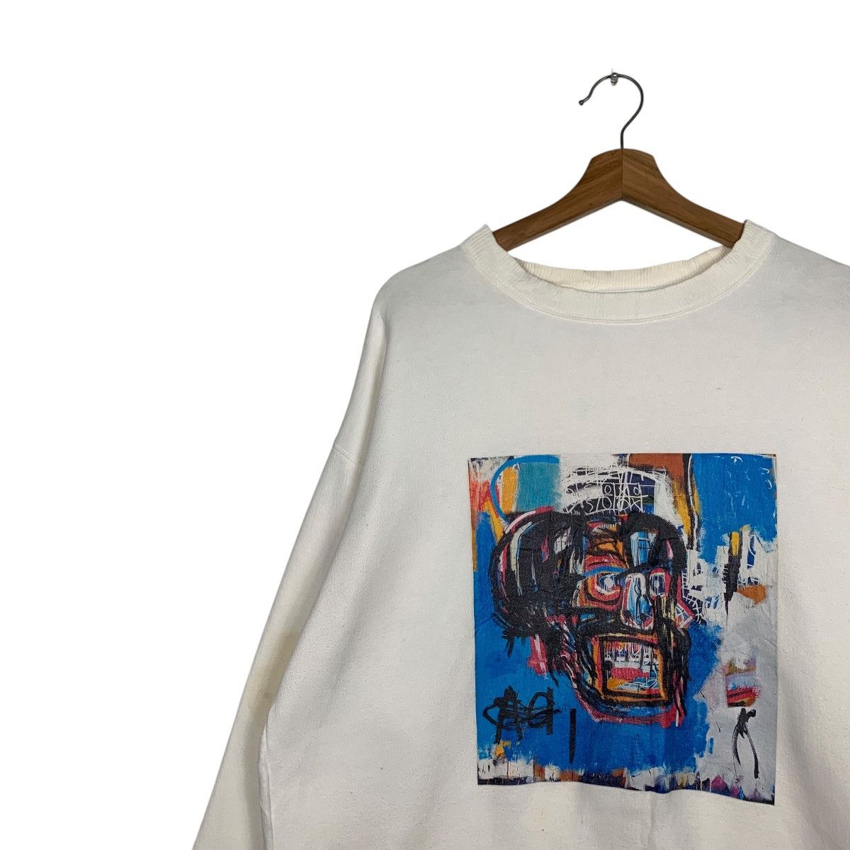 Jean-Michel Basquiat JEAN MICHEL BASQUIAT Art Big Logo Sweatshirts #1909-C83 Size US M / EU 48-50 / 2 - 3 Thumbnail