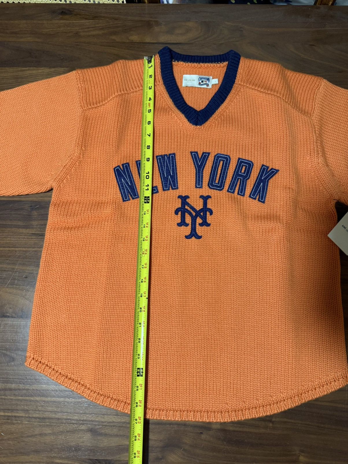 Aime Leon Dore Aime Leon Dore New York Mets Short-Sleeve Knit Sweater Large Size US L / EU 52-54 / 3 - 5 Thumbnail