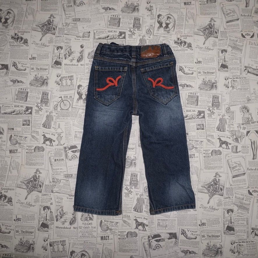 Rocawear 3T - Vintage Y2K rocawear denim pants embroider youth jeans Size 28 - 1 Thumbnail