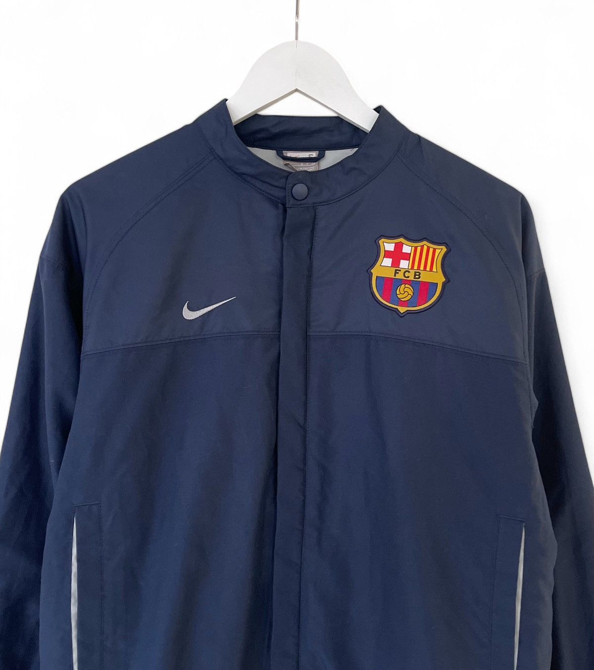 Nike × Vintage Vintage Nike FC Barcelona Spain Football Logo Jacket S Size US S / EU 44-46 / 1 - 3 Thumbnail