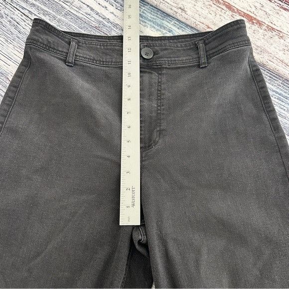 Other OAT New York High-Rise Black Wide-Leg Jeans Size 32" / US 10 / IT 46 - 7 Thumbnail