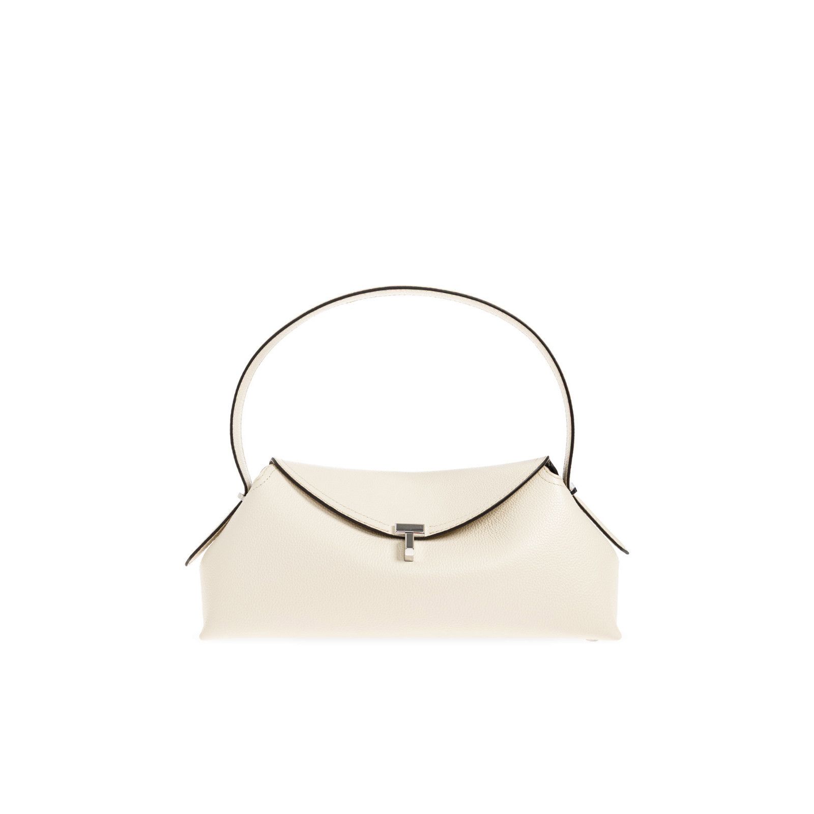 Toteme TOTEME T-lock White Leather Top Handle Bag New & Authentic Size ONE SIZE - 1 Thumbnail