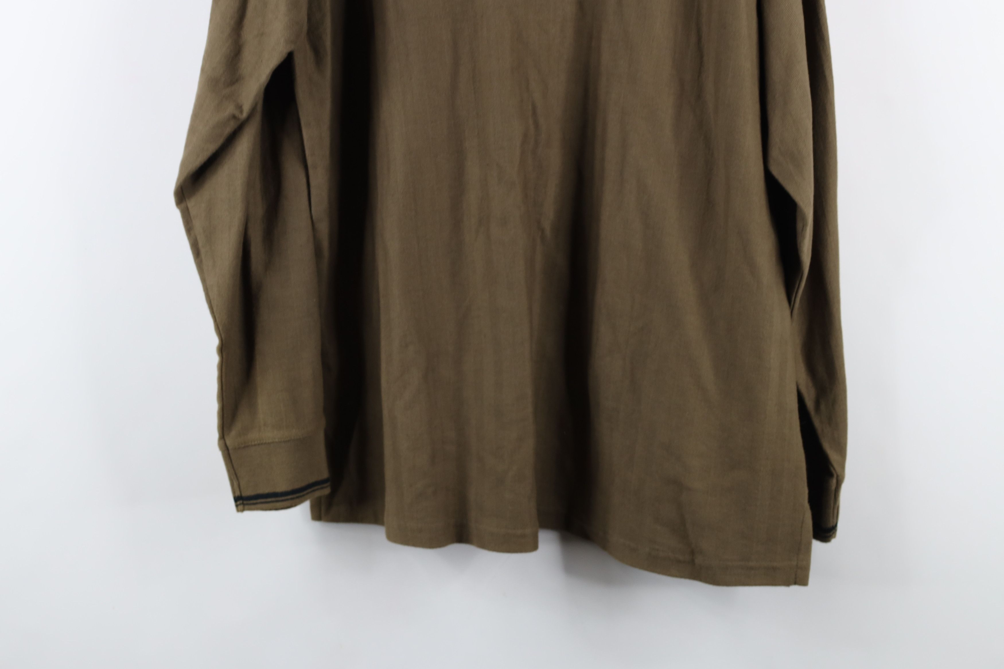 Calvin Klein × Vintage Deadstock Vintage 90s Calvin Klein Herringbone Polo Green Size US M / EU 48-50 / 2 - 13 Thumbnail