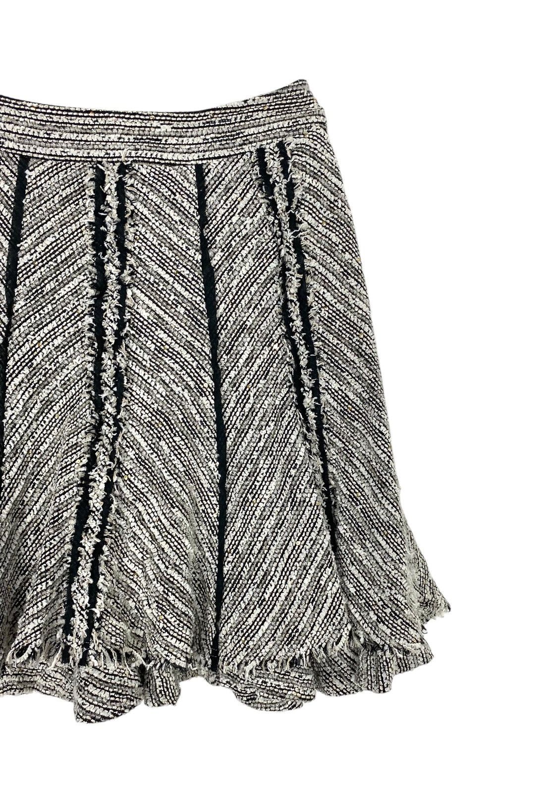 Japanese Brand Rare‼️ Vintage Vousetes Tweed Pleated Mini Skirt Size 27" / US 4 / IT 40 - 3 Thumbnail